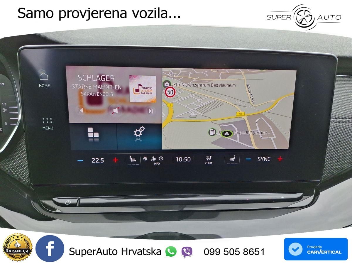 Škoda Octavia Combi 2.0 TDI (150 KS) DSG MATRIX+GR SJED+KAM