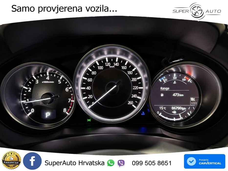 Mazda 6 Sport Combi 2.0 SKYACTIV-G (165 KS) SKYACTIV-Drive LED+GR SJED+ACC