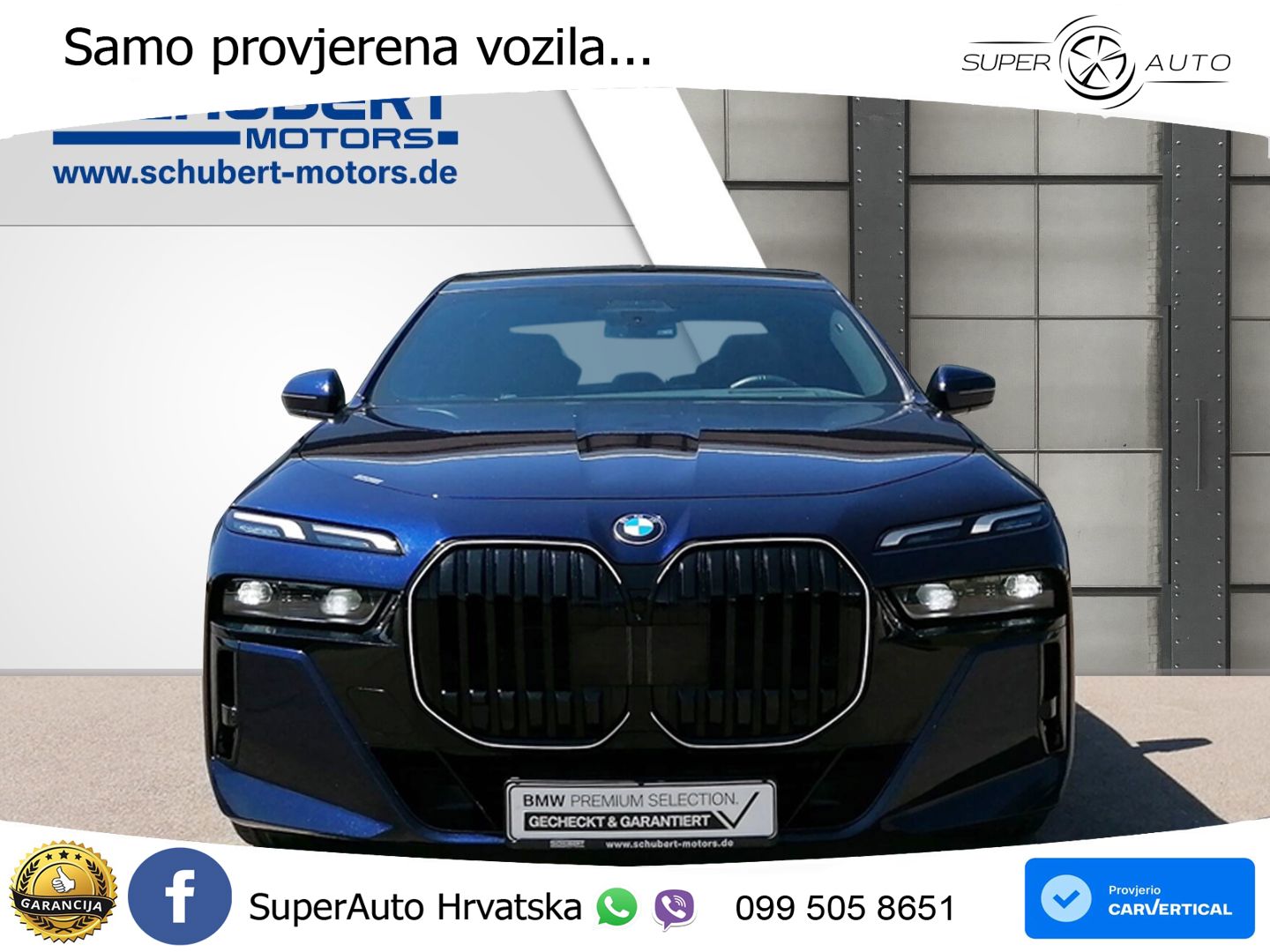 BMW 740d (299 KS) xDrive Steptronic ZRAČNI+ACC+4xGR SJED+KAM