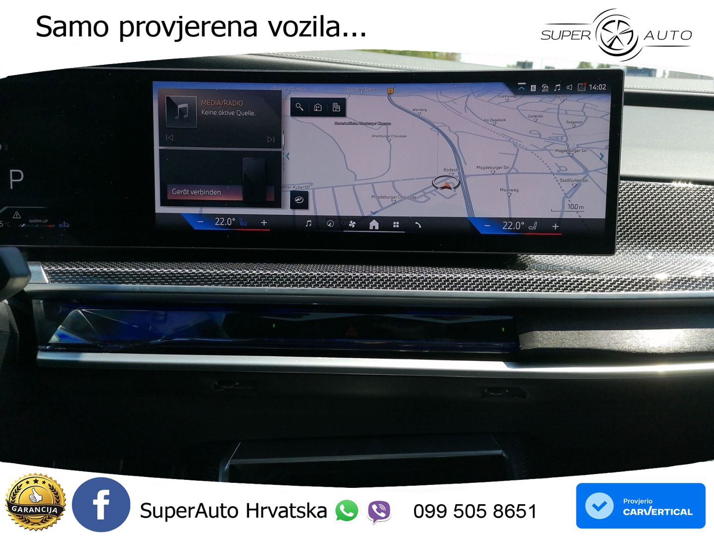 BMW 740d (299 KS) xDrive Steptronic ZRAČNI+ACC+4xGR SJED+KAM