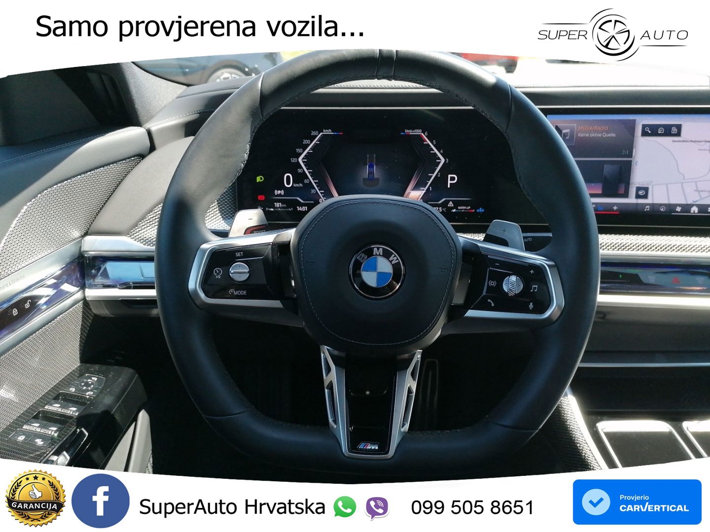 BMW 740d (299 KS) xDrive Steptronic ZRAČNI+ACC+4xGR SJED+KAM