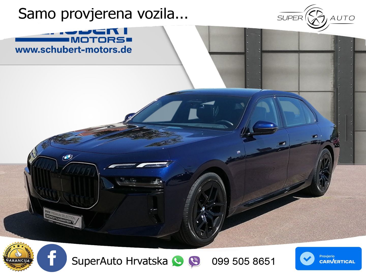 BMW 740d (299 KS) xDrive Steptronic ZRAČNI+ACC+4xGR SJED+KAM