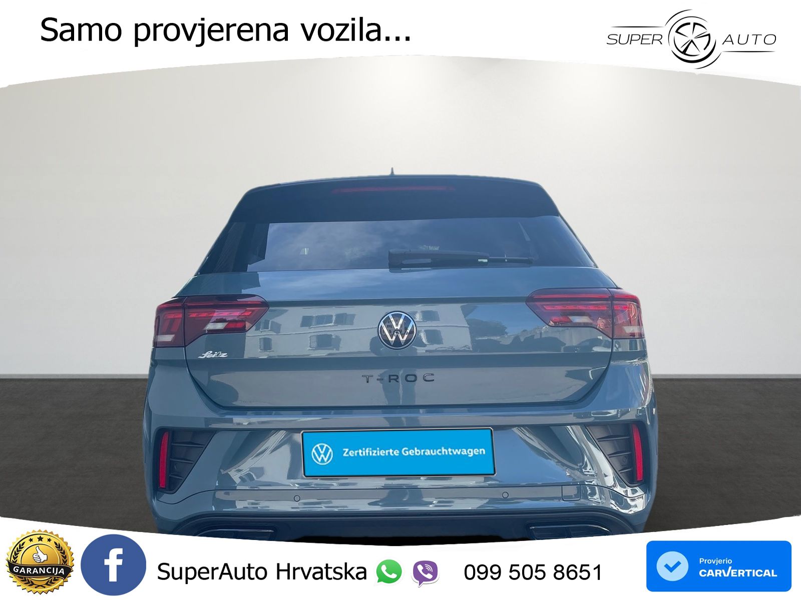Volkswagen T-Roc 1.5 TSI (150 KS) DSG LED+GR SJED+ACC