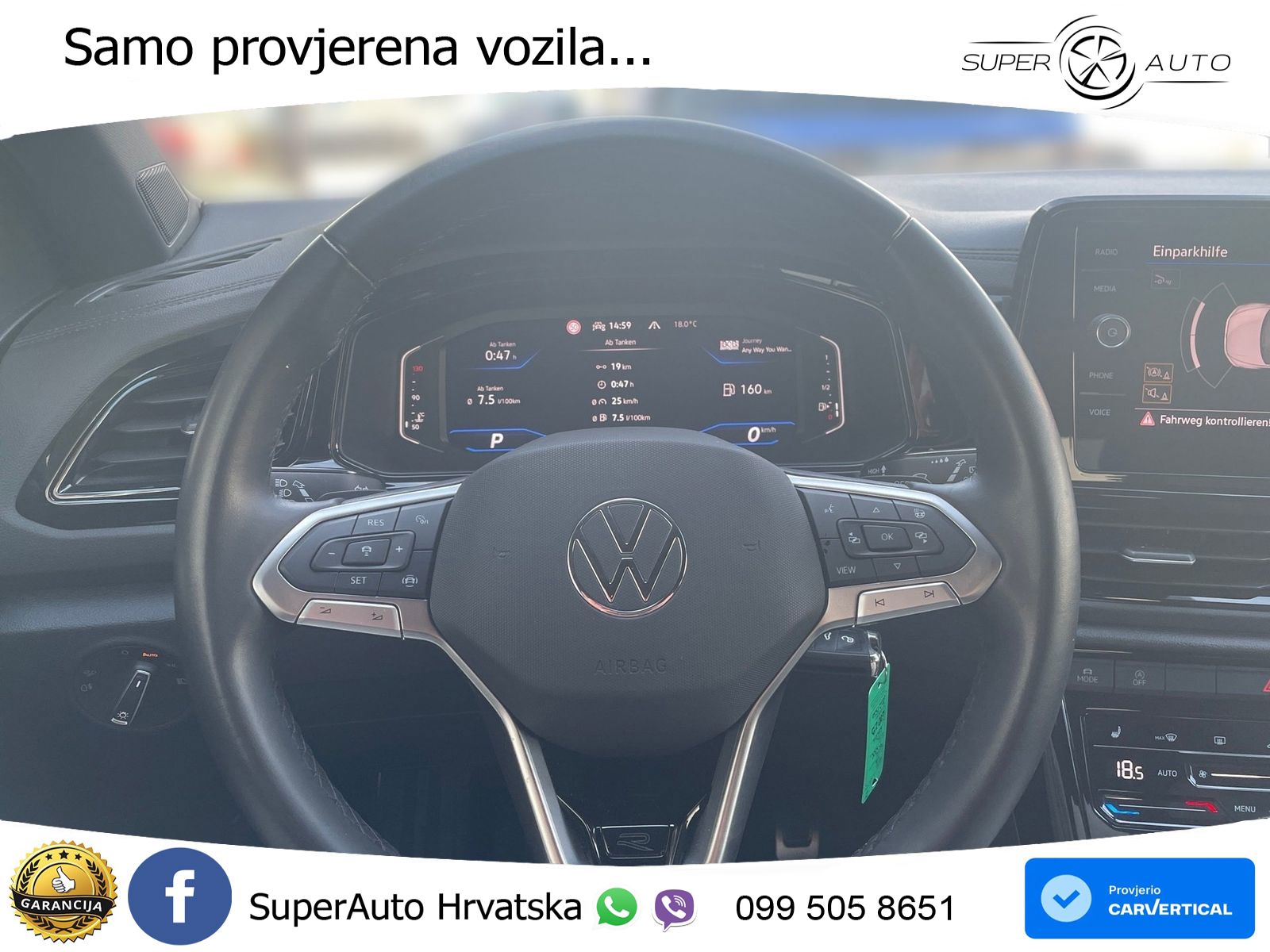 Volkswagen T-Roc 1.5 TSI (150 KS) DSG LED+GR SJED+ACC