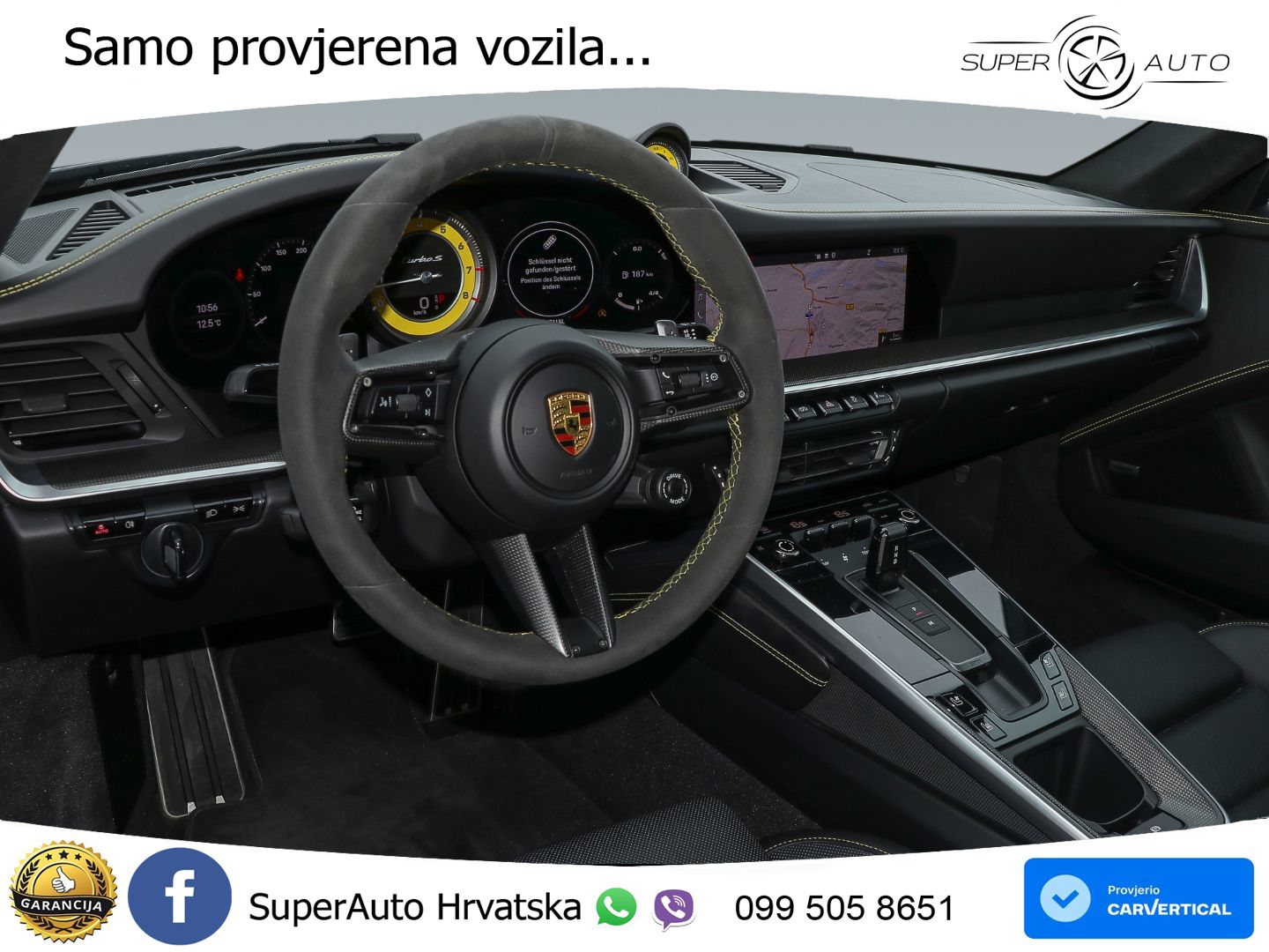 Porsche 911 Turbo S 3.8 (650 KS) PDK LED+GR SJED+ACC