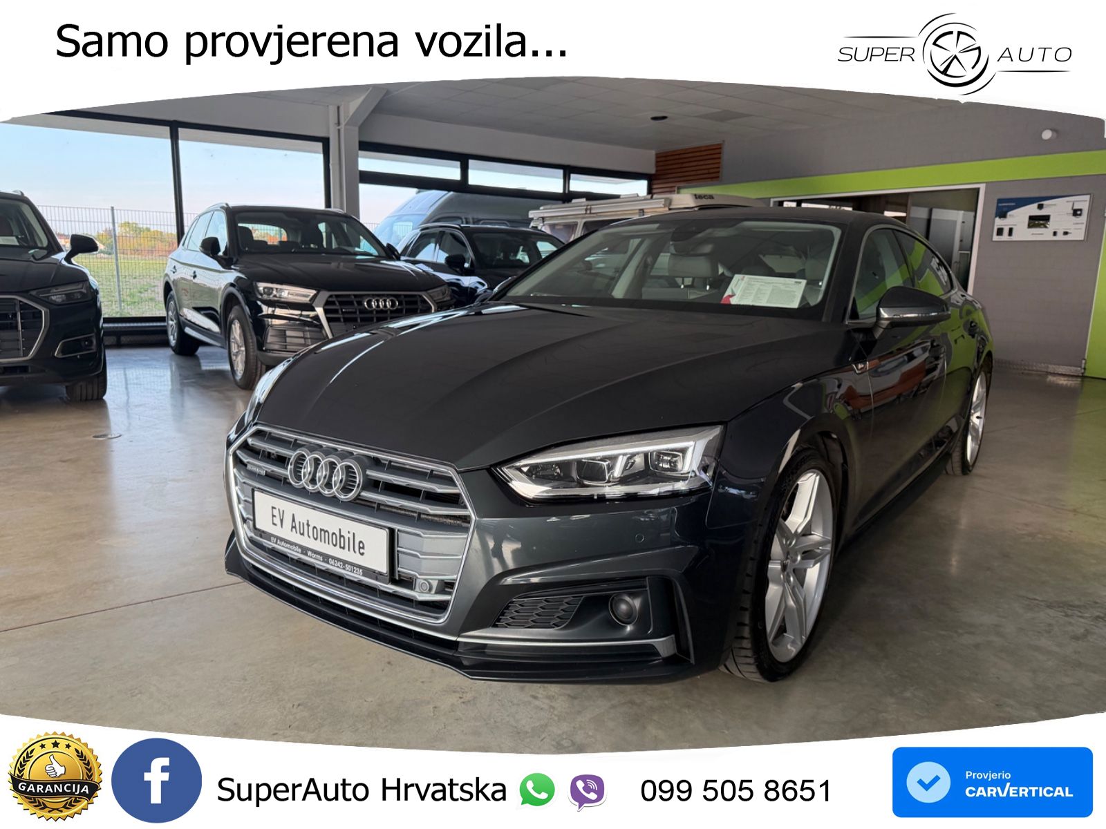 Audi A5 Sportback 40 TDI (190 KS) quattro ultra S tronic S line LED+GR SJED+ACC