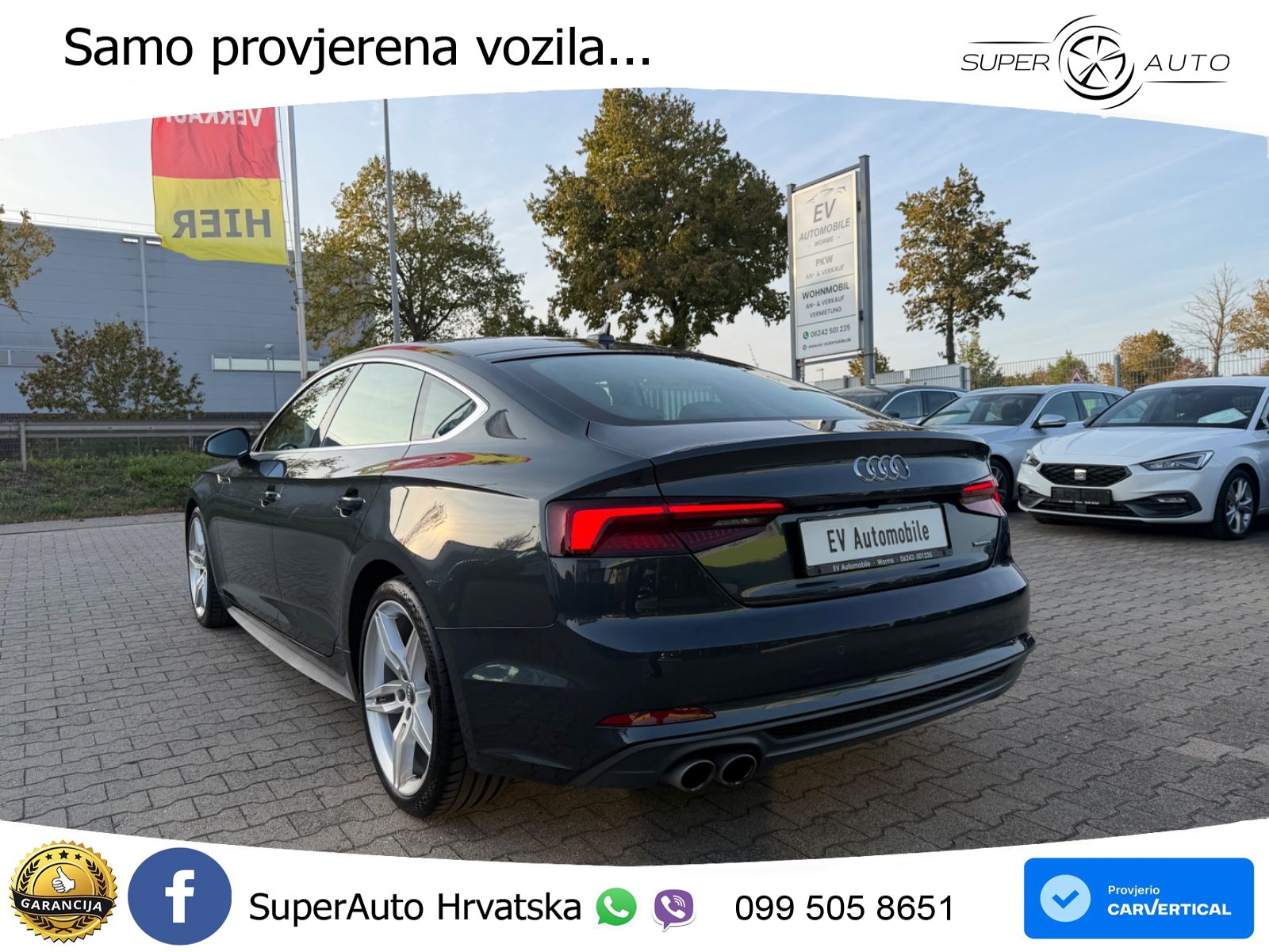 Audi A5 Sportback 40 TDI (190 KS) quattro ultra S tronic S line LED+GR SJED+ACC