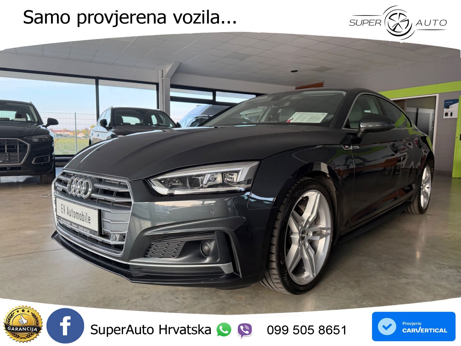 Audi A5 Sportback 40 TDI (190 KS) quattro ultra S tronic S line LED+GR SJED+ACC