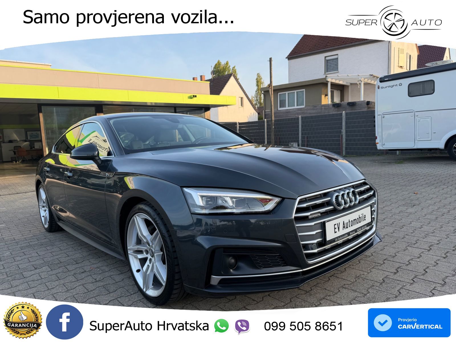 Audi A5 Sportback 40 TDI (190 KS) quattro ultra S tronic S line LED+GR SJED+ACC