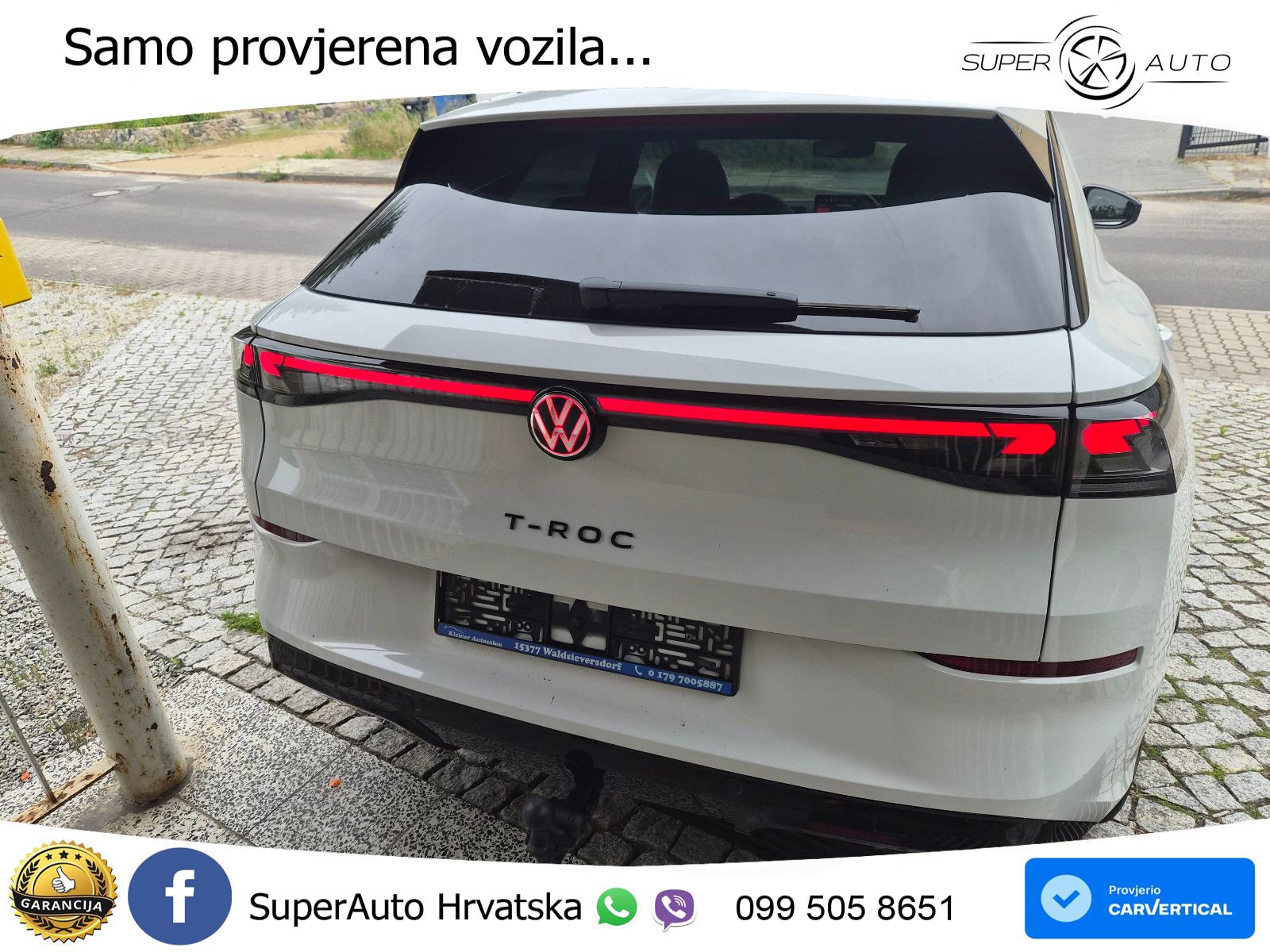 Volkswagen T-Roc 1.5 eTSI (150 KS)  DSG R-Line LED+GR SJED+ACC