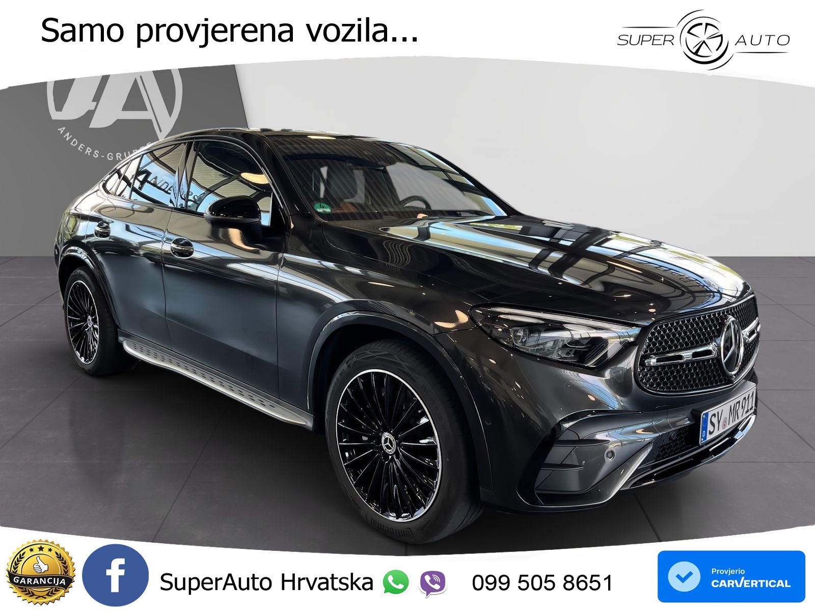 Mercedes GLC Coupe 450d (367 KS) 4MATIC 9G-TRONIC AMG ACC+HEAD+GR SJED+360+PANO