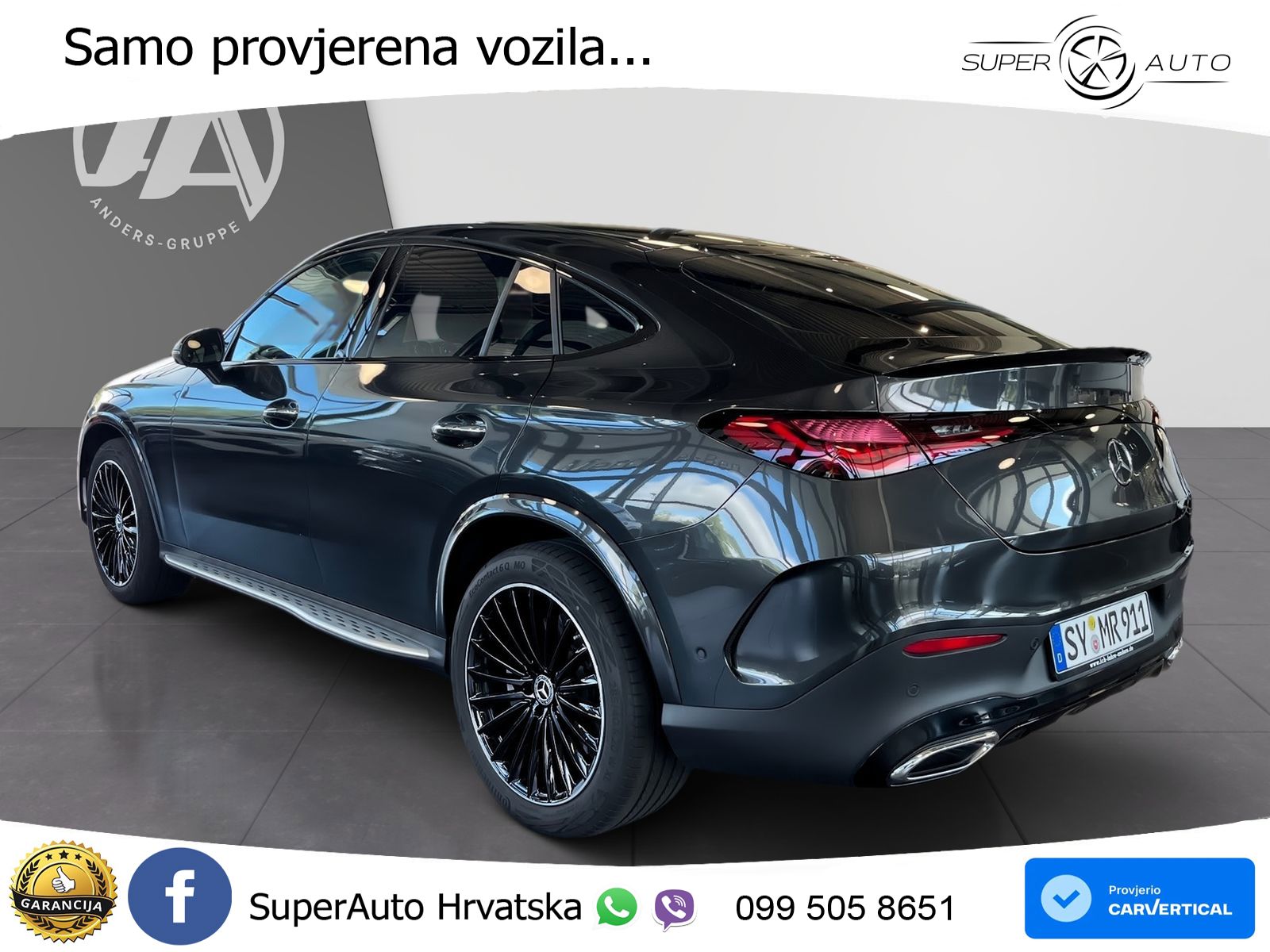 Mercedes GLC Coupe 450d (367 KS) 4MATIC 9G-TRONIC AMG ACC+HEAD+GR SJED+360+PANO