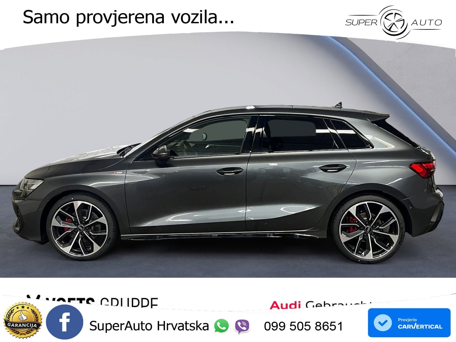 Audi A3 Limuzina 40 TFSI (204 KS) quattro S tronic S line MATRIX+GR SJED+KAM