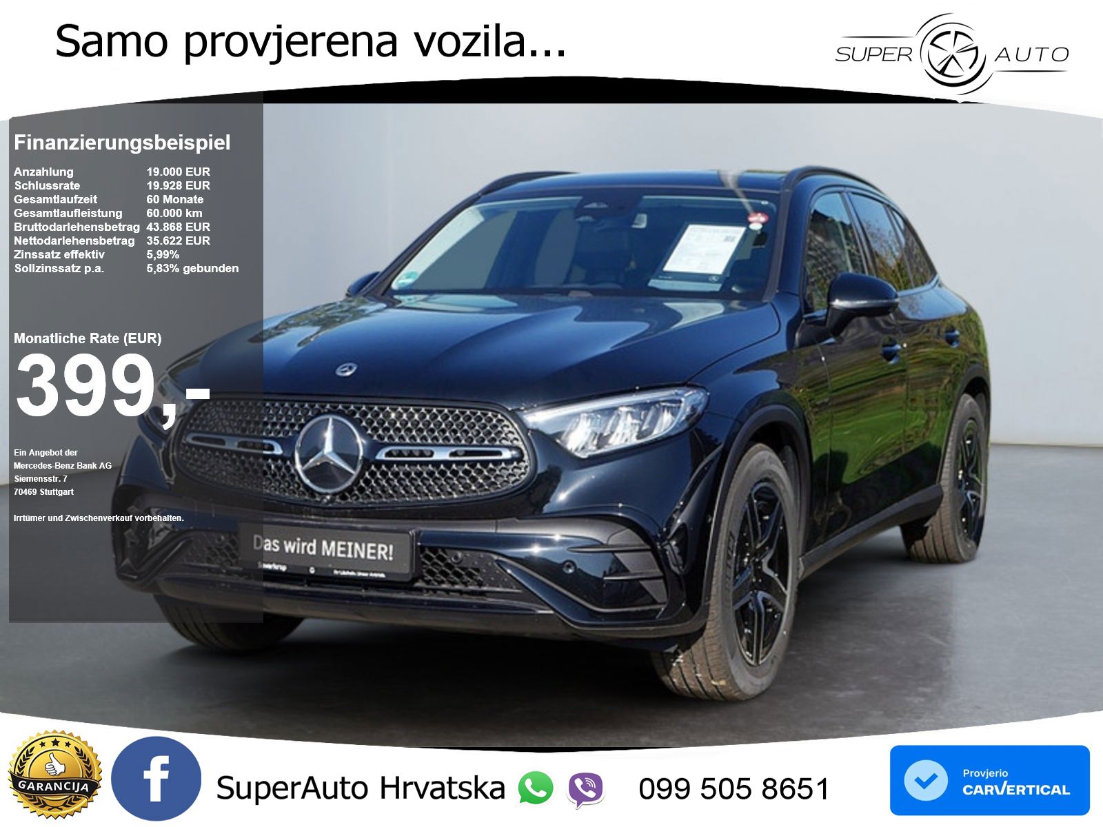 Mercedes GLC 220d (197 KS) 4MATIC 9G-TRONIC AMG ACC+GR SJED+360+PANO