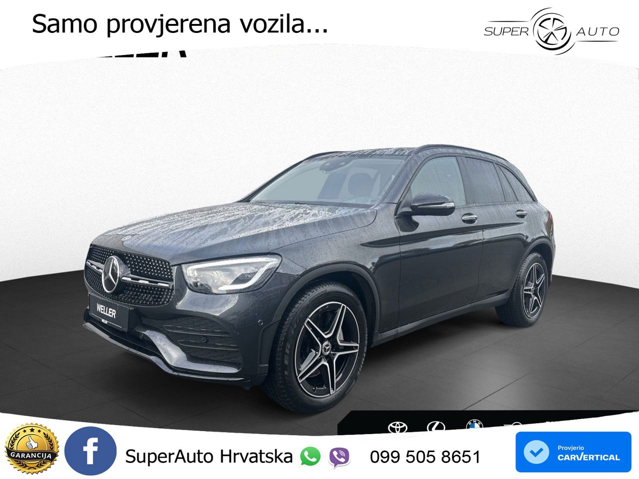 Mercedes GLC 300d (245 KS) 4MATIC G-TRONIC AMG LED+GR SJED+ACC