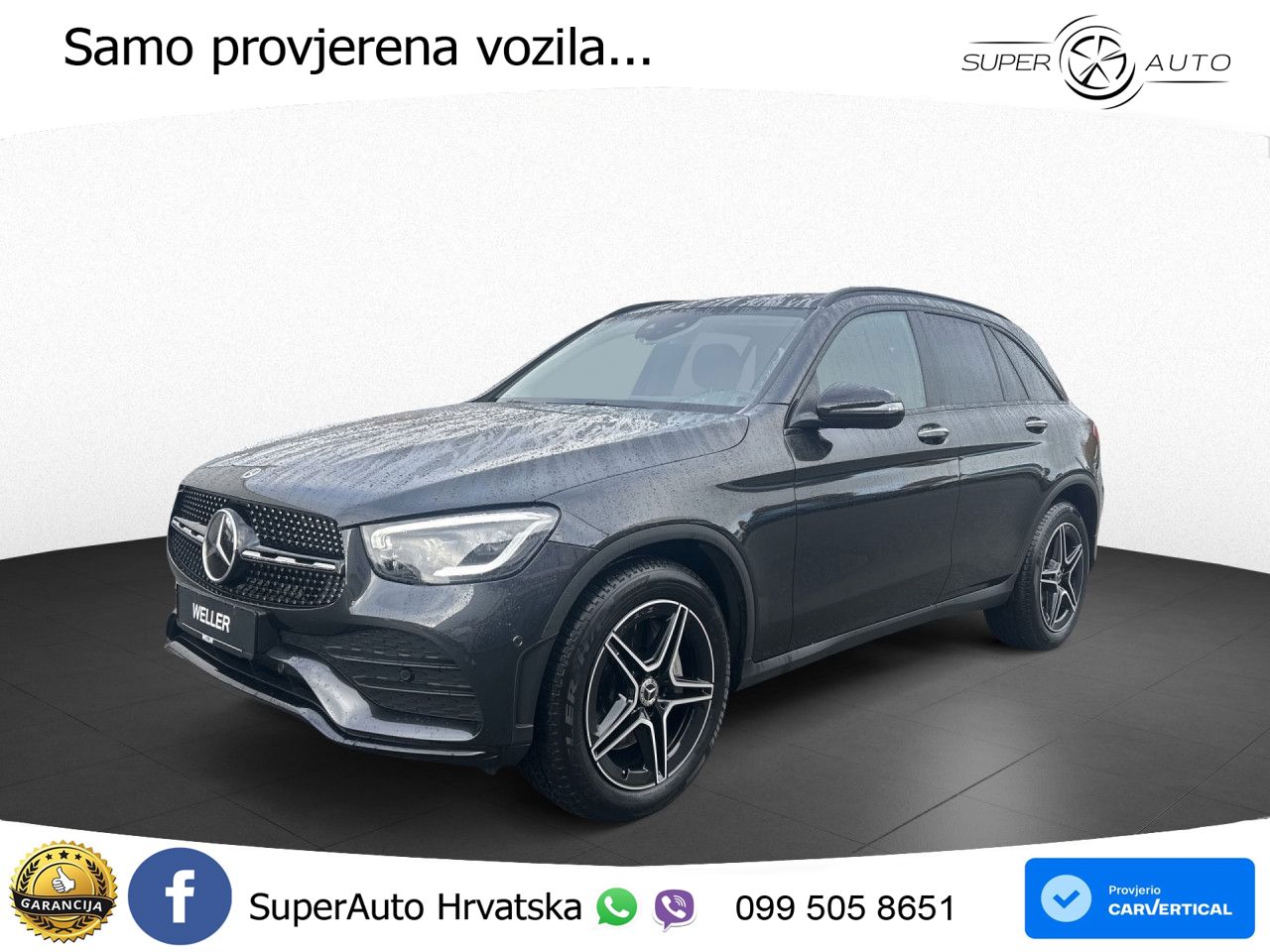 Mercedes GLC 300d (245 KS) 4MATIC G-TRONIC AMG LED+GR SJED+ACC