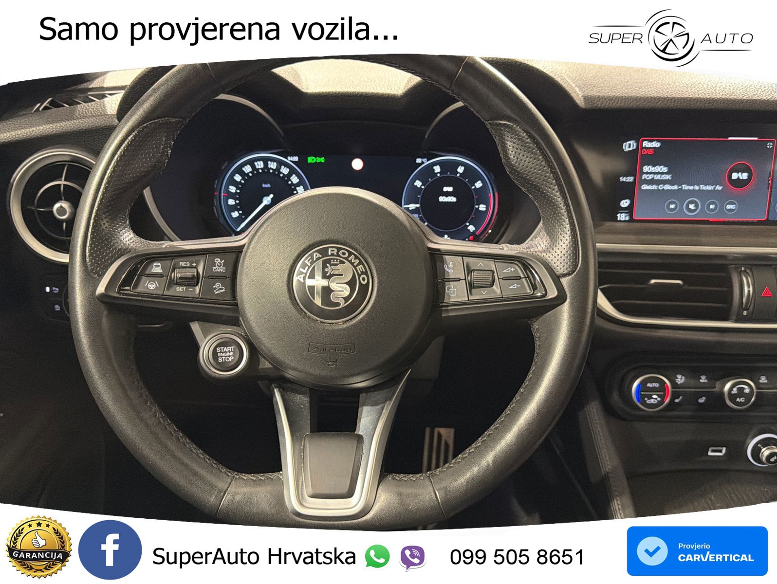 Alfa Romeo Stelvio 2.0 Turbo (280 KS) Q4 Automatic LED+GR SJED+ACC