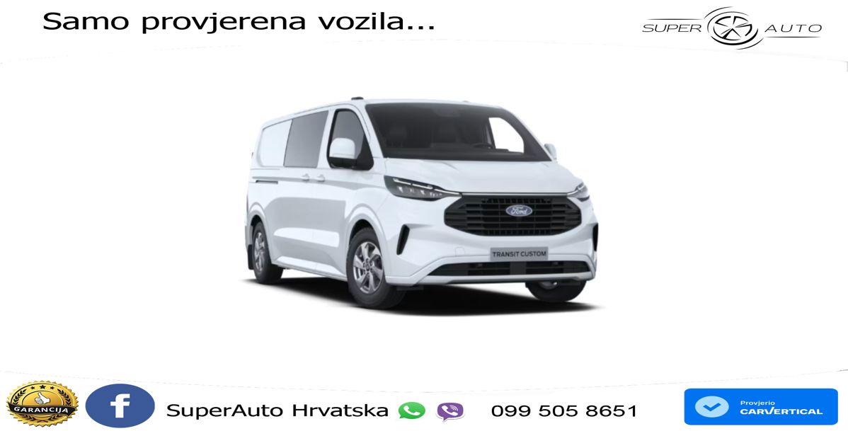 Ford Transit Custom MultiCab Limited 320 L2 Aut. NAV* 136 KS