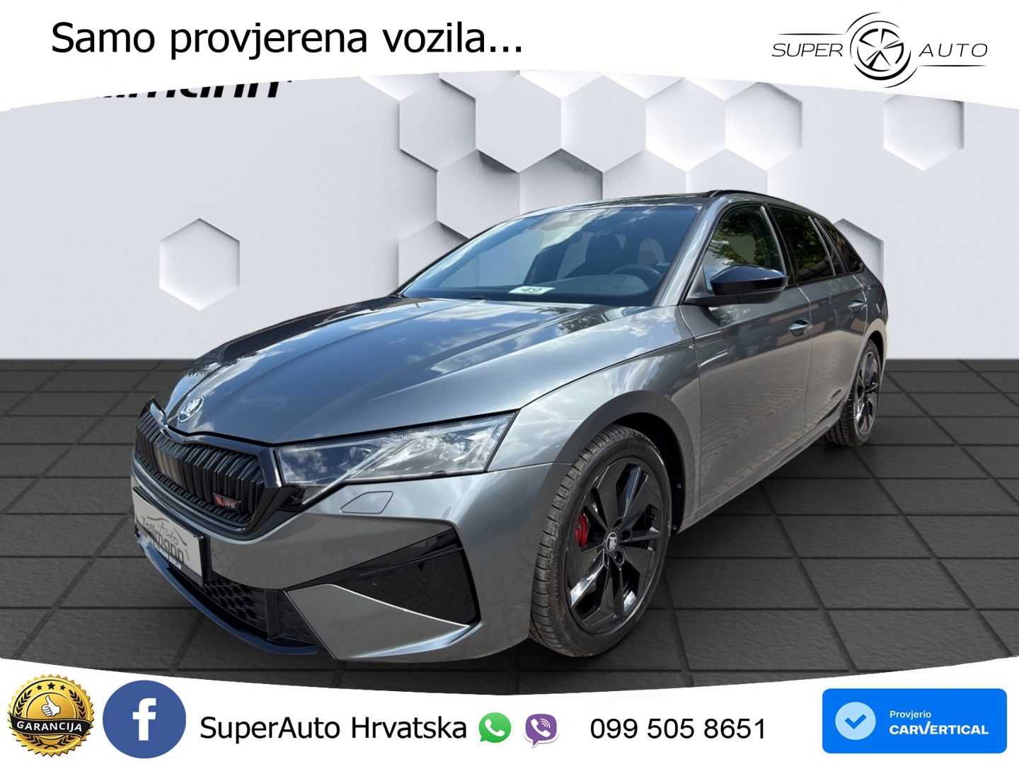 Škoda Octavia Combi RS 2.0 TSI (265 KS) DSG LED+GR SJED+ACC