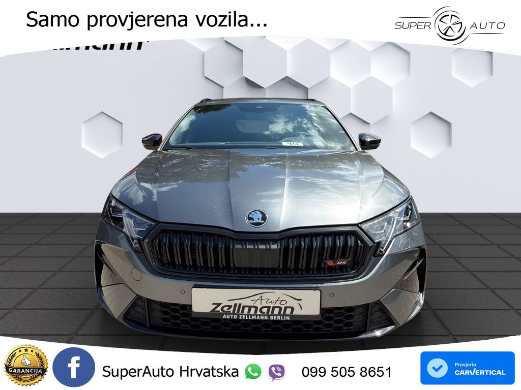 Škoda Octavia Combi RS 2.0 TSI (265 KS) DSG LED+GR SJED+ACC