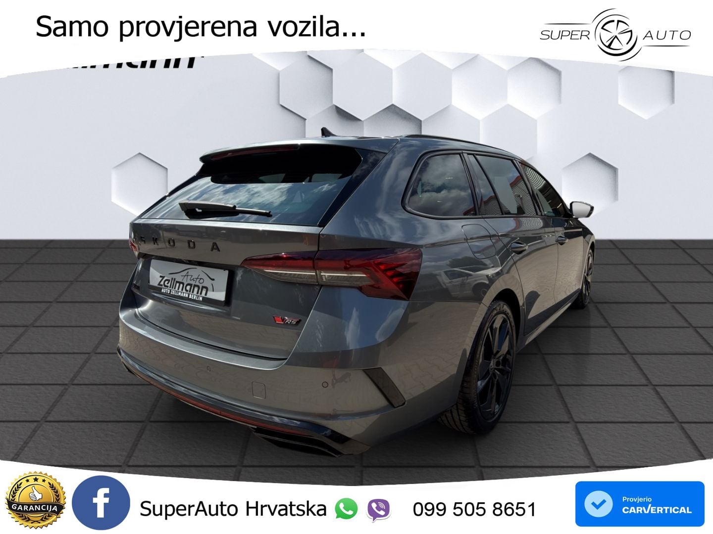Škoda Octavia Combi RS 2.0 TSI (265 KS) DSG LED+GR SJED+ACC