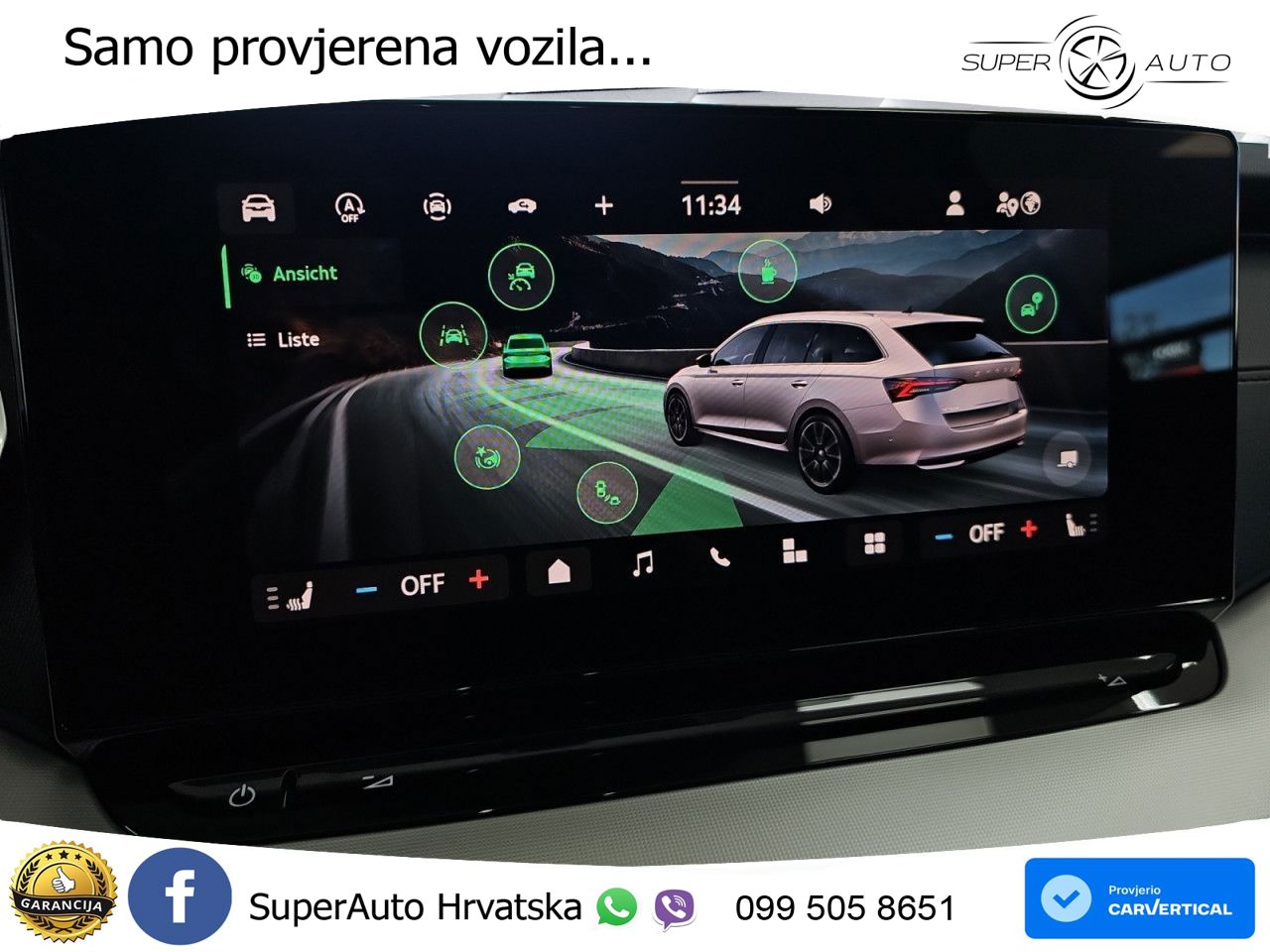 Škoda Octavia Combi 1.5 TSI (150 KS) DSG LED+GR SJED+ACC