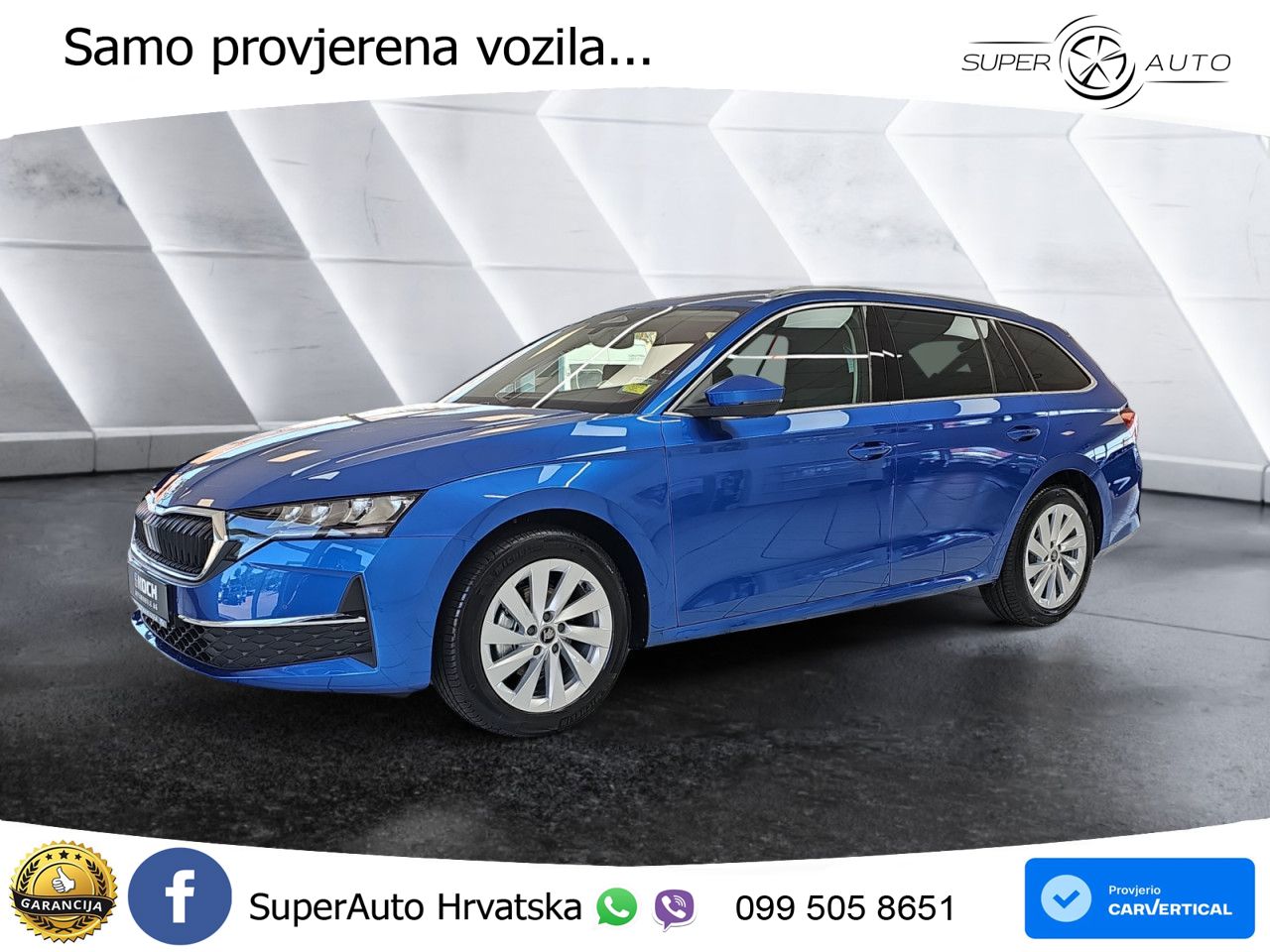 Škoda Octavia Combi 1.5 TSI (150 KS) DSG LED+GR SJED+ACC
