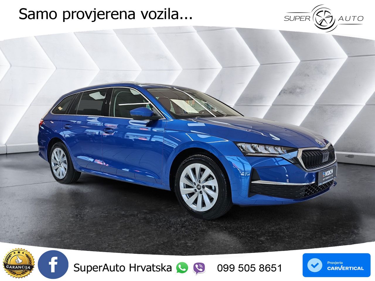 Škoda Octavia Combi 1.5 TSI (150 KS) DSG LED+GR SJED+ACC