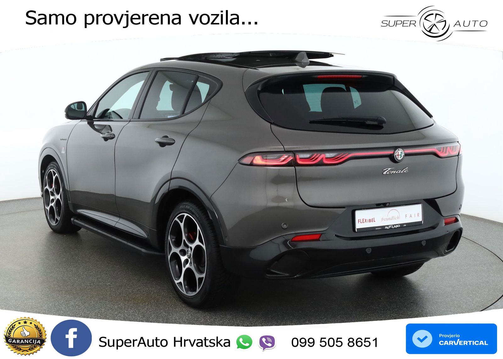 Alfa Romeo Tonale 1.5 VGT (160 KS) 48V-Hybrid TCT ACC+GR SJED+360+PANO