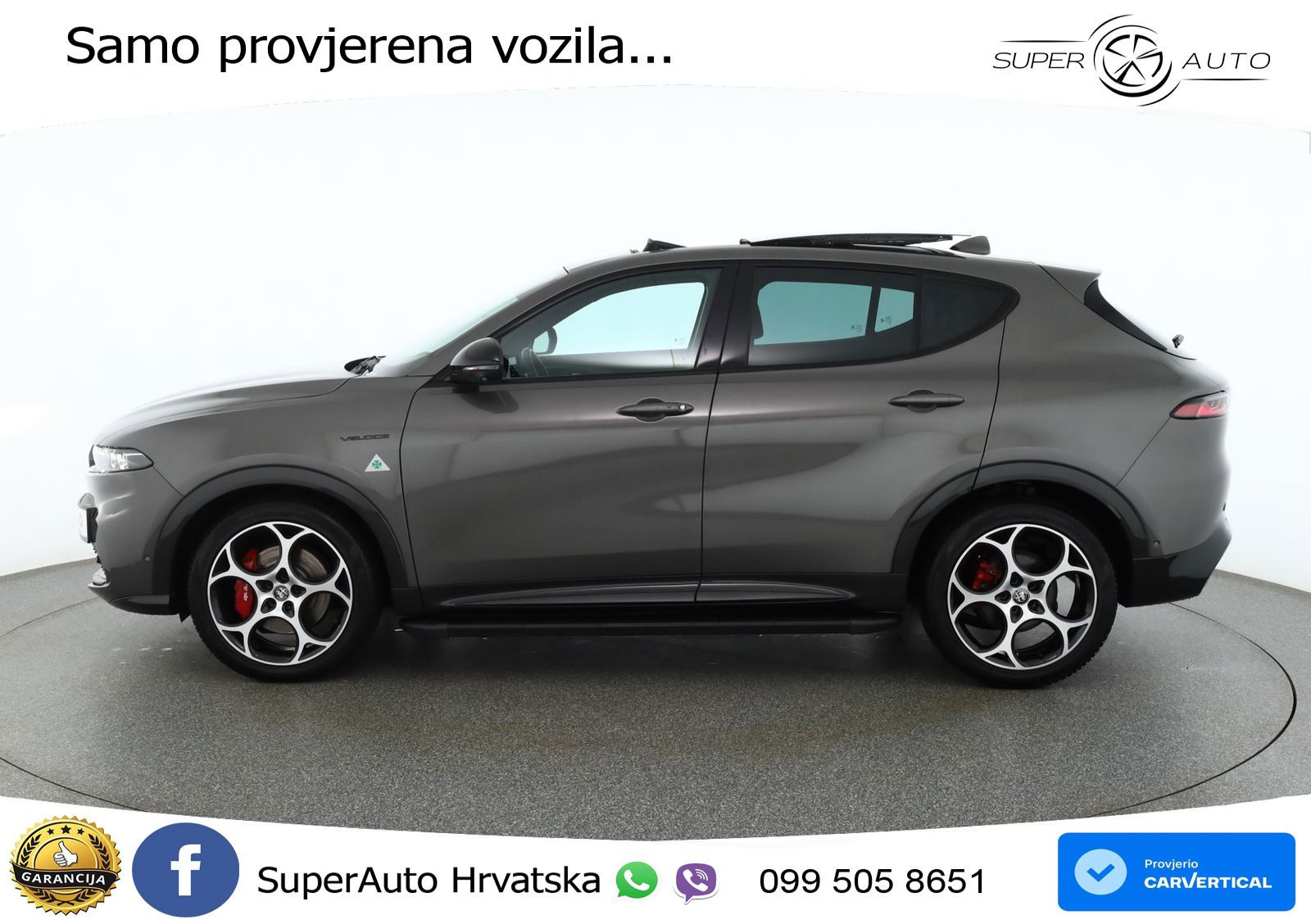 Alfa Romeo Tonale 1.5 VGT (160 KS) 48V-Hybrid TCT ACC+GR SJED+360+PANO