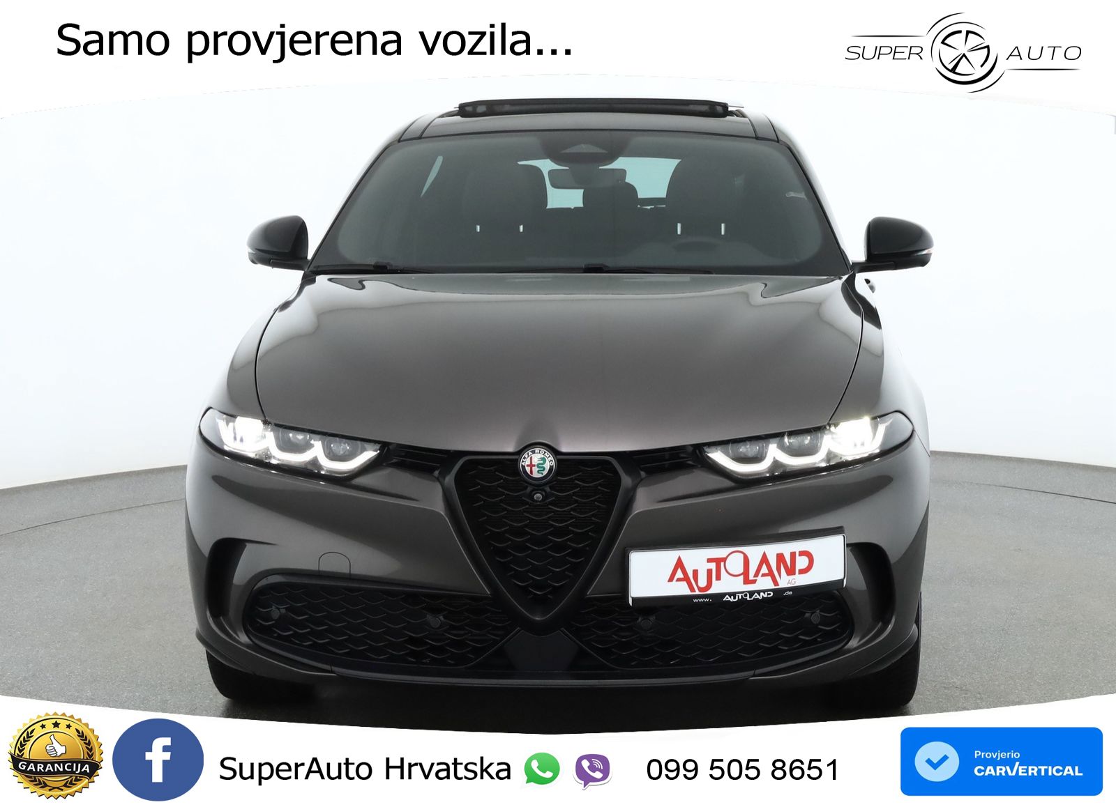 Alfa Romeo Tonale 1.5 VGT (160 KS) 48V-Hybrid TCT ACC+GR SJED+360+PANO