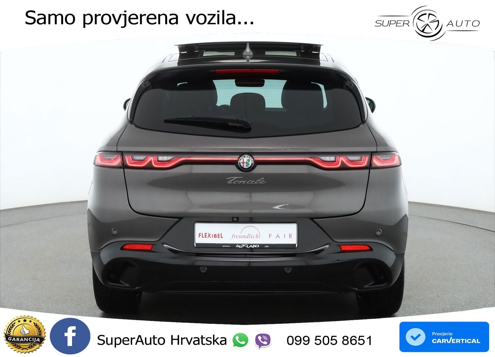 Alfa Romeo Tonale 1.5 VGT (160 KS) 48V-Hybrid TCT ACC+GR SJED+360+PANO