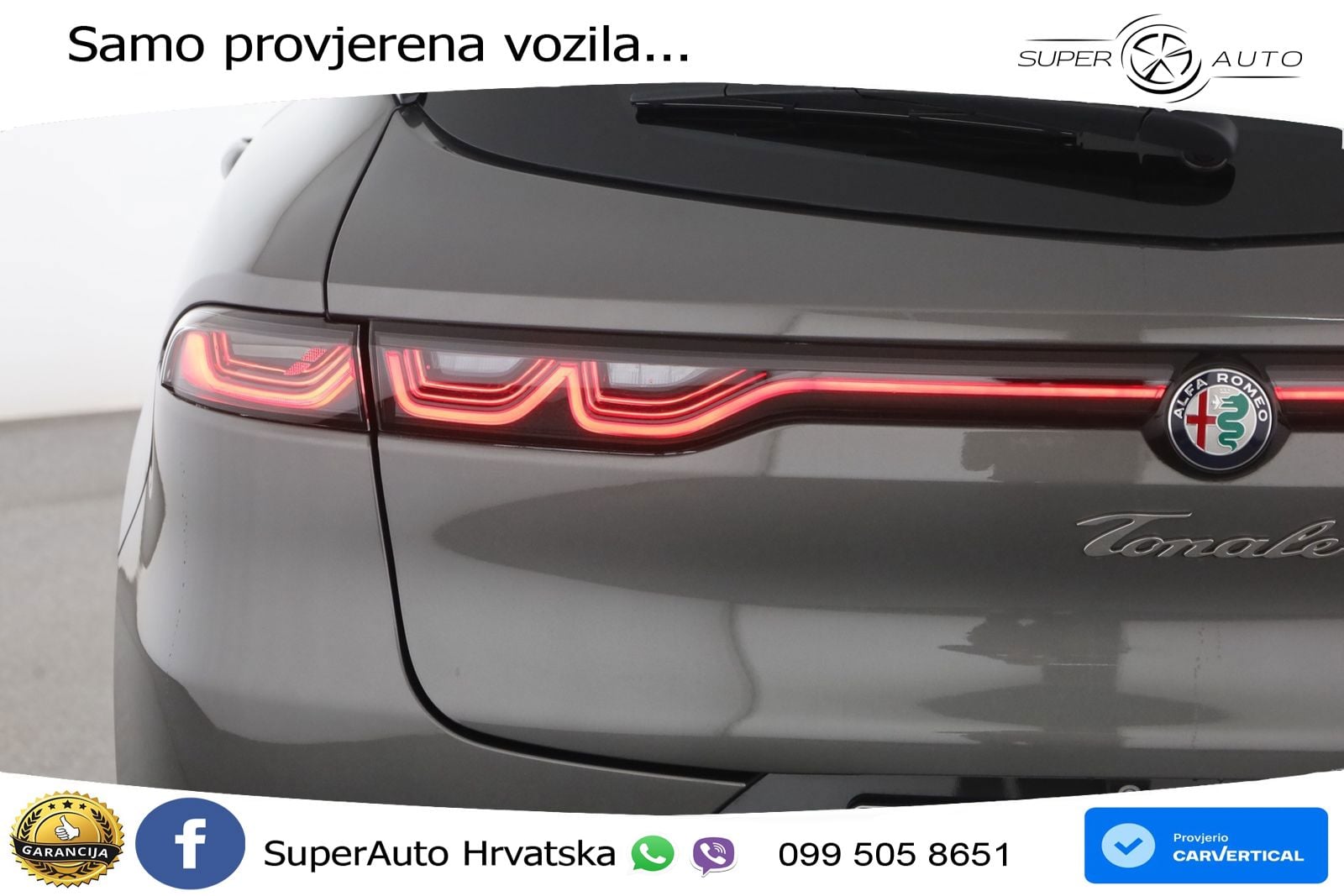 Alfa Romeo Tonale 1.5 VGT (160 KS) 48V-Hybrid TCT ACC+GR SJED+360+PANO