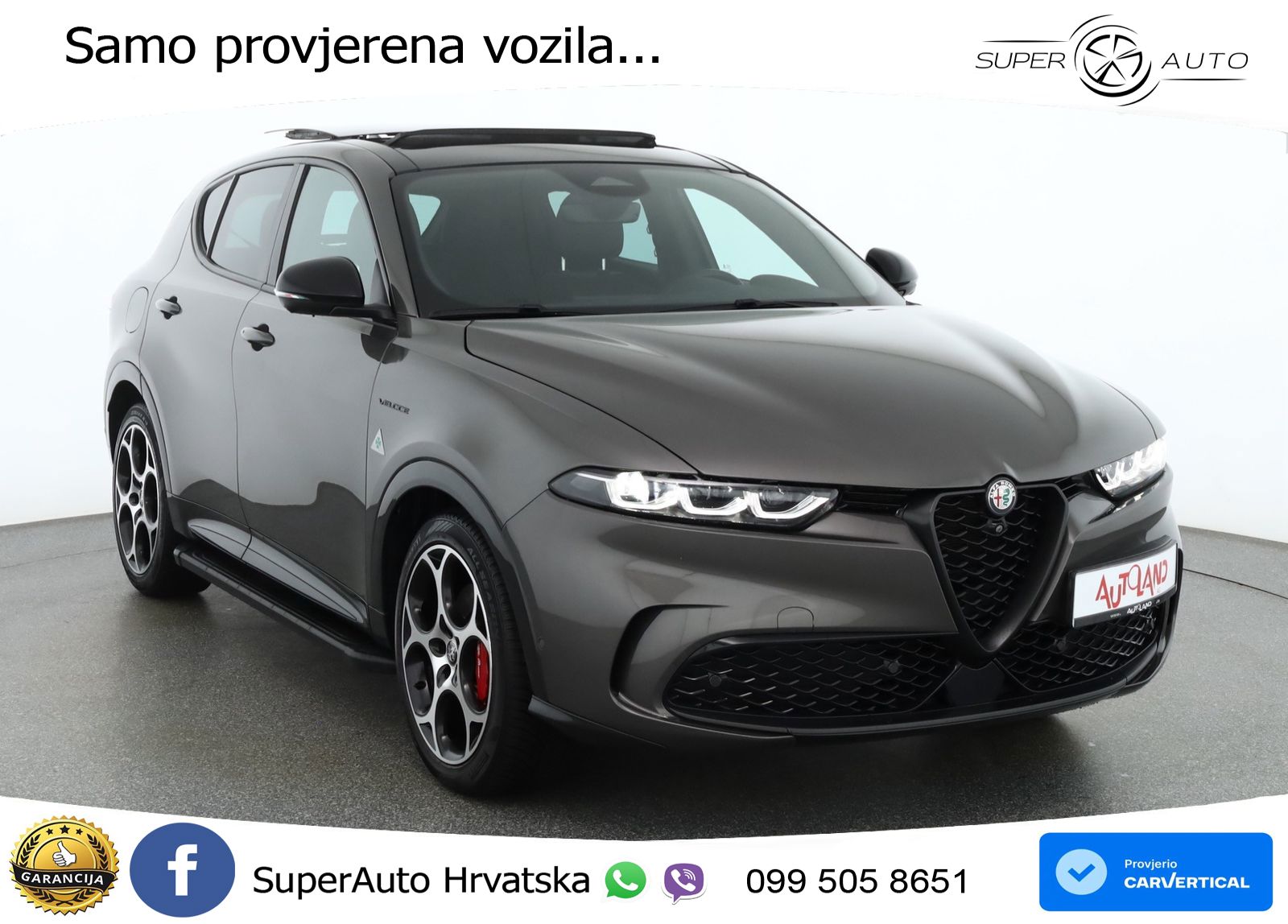 Alfa Romeo Tonale 1.5 VGT (160 KS) 48V-Hybrid TCT ACC+GR SJED+360+PANO