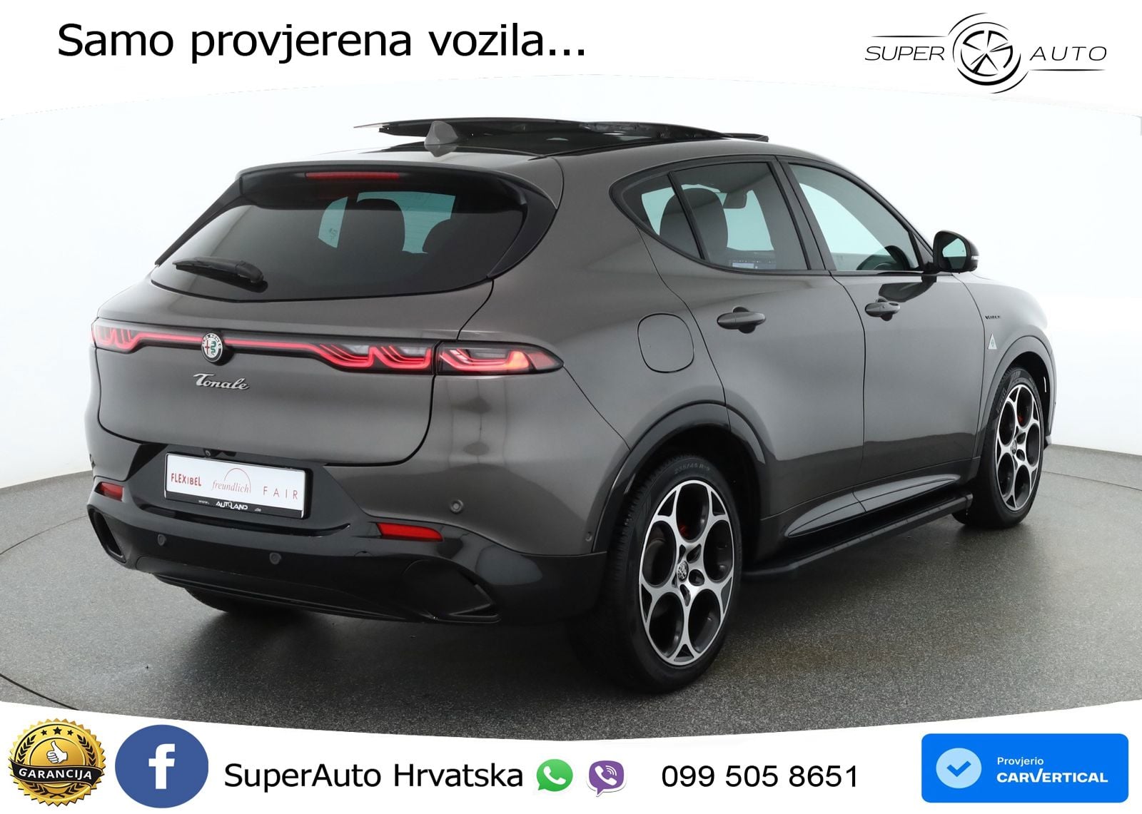 Alfa Romeo Tonale 1.5 VGT (160 KS) 48V-Hybrid TCT ACC+GR SJED+360+PANO
