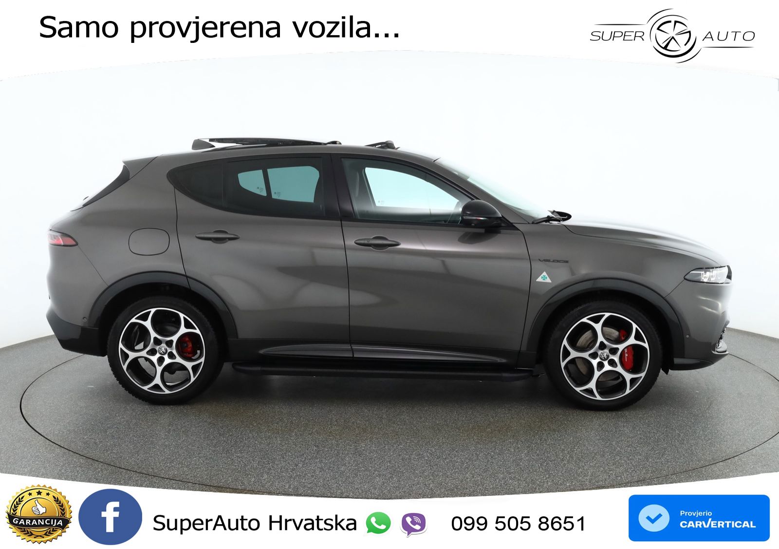 Alfa Romeo Tonale 1.5 VGT (160 KS) 48V-Hybrid TCT ACC+GR SJED+360+PANO