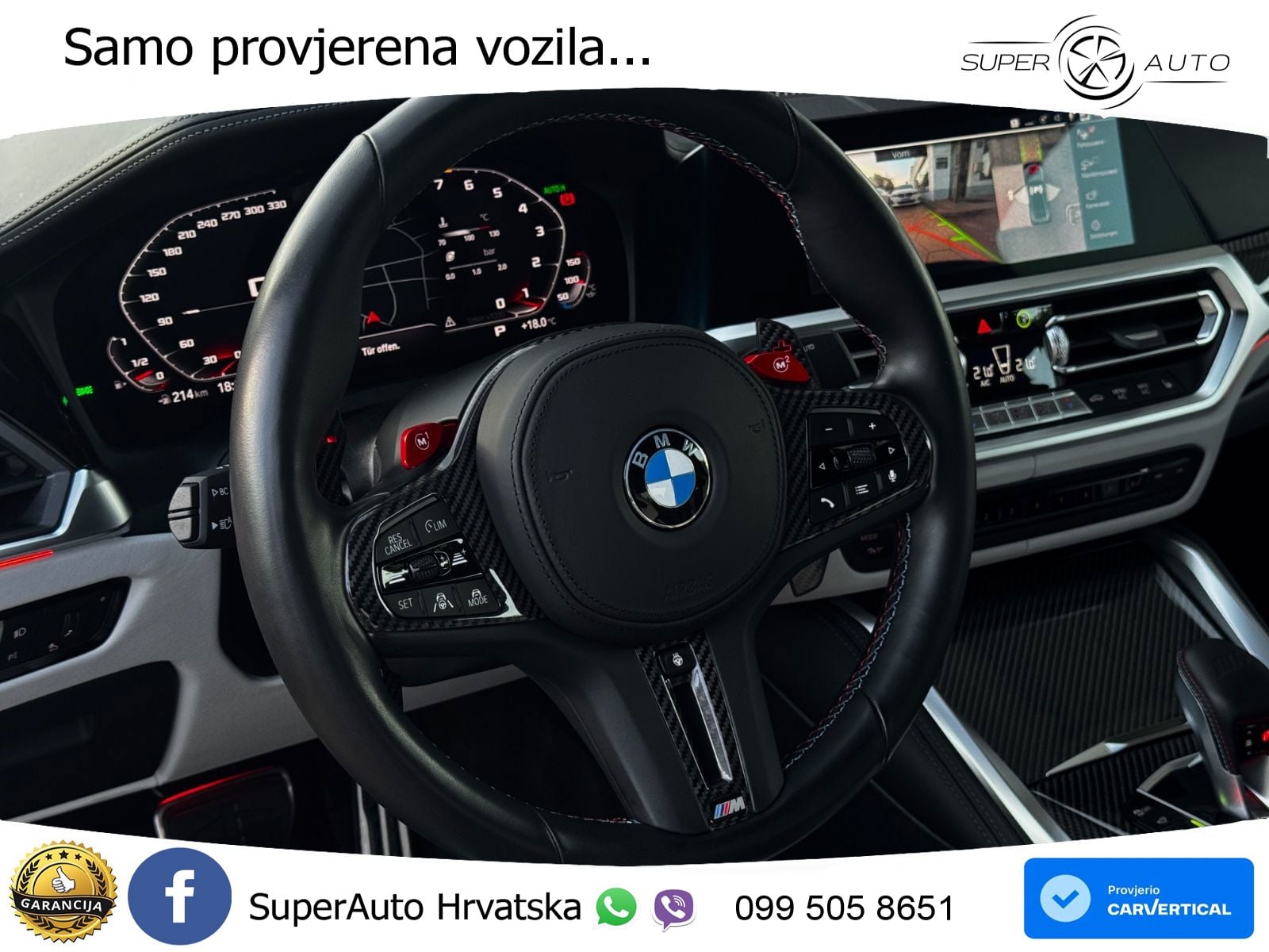 BMW M4 Competition 3.0 (510 KS) Steptronic LED+GR SJED+ACC