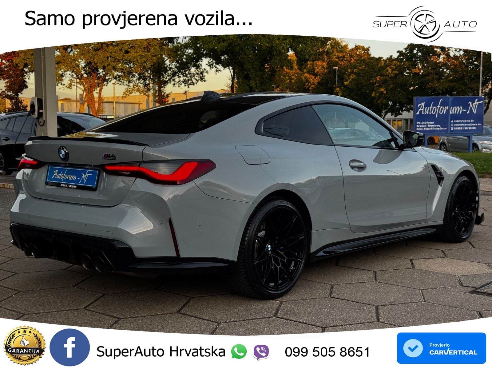 BMW M4 Competition 3.0 (510 KS) Steptronic LED+GR SJED+ACC