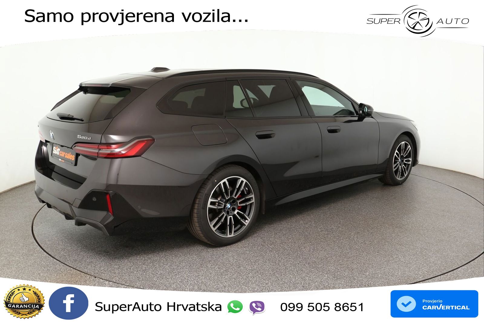 BMW 520d Touring (197 KS) xDrive Steptronic M Sport ACC+HEAD+4xGR SJED+360+PANO
