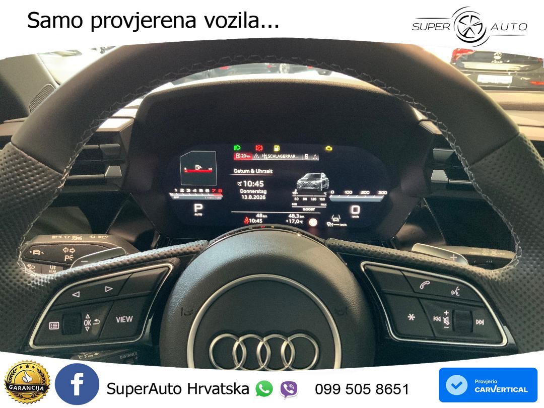Audi S3 2.0 TFSI (333 KS) quattro S tronic MATRIX+GR SJED+KAM