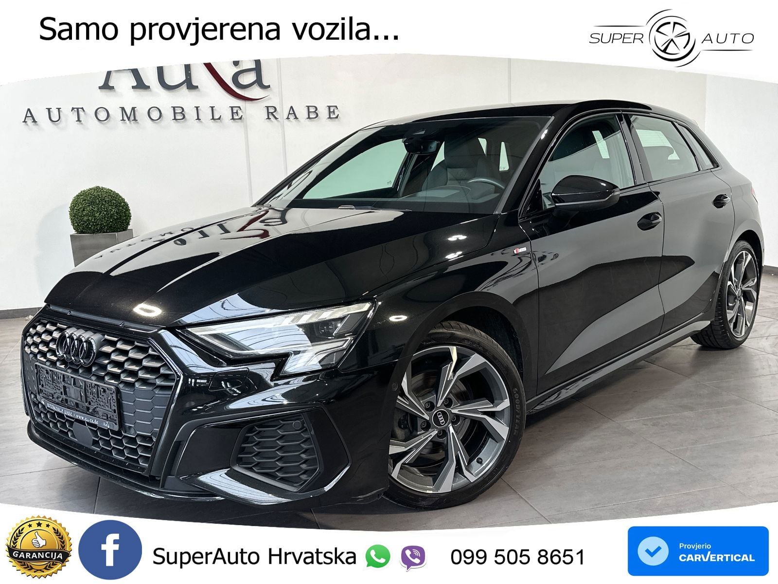 Audi A3 35 TDI (150 KS) S tronic S line LED+GR SJED+ACC