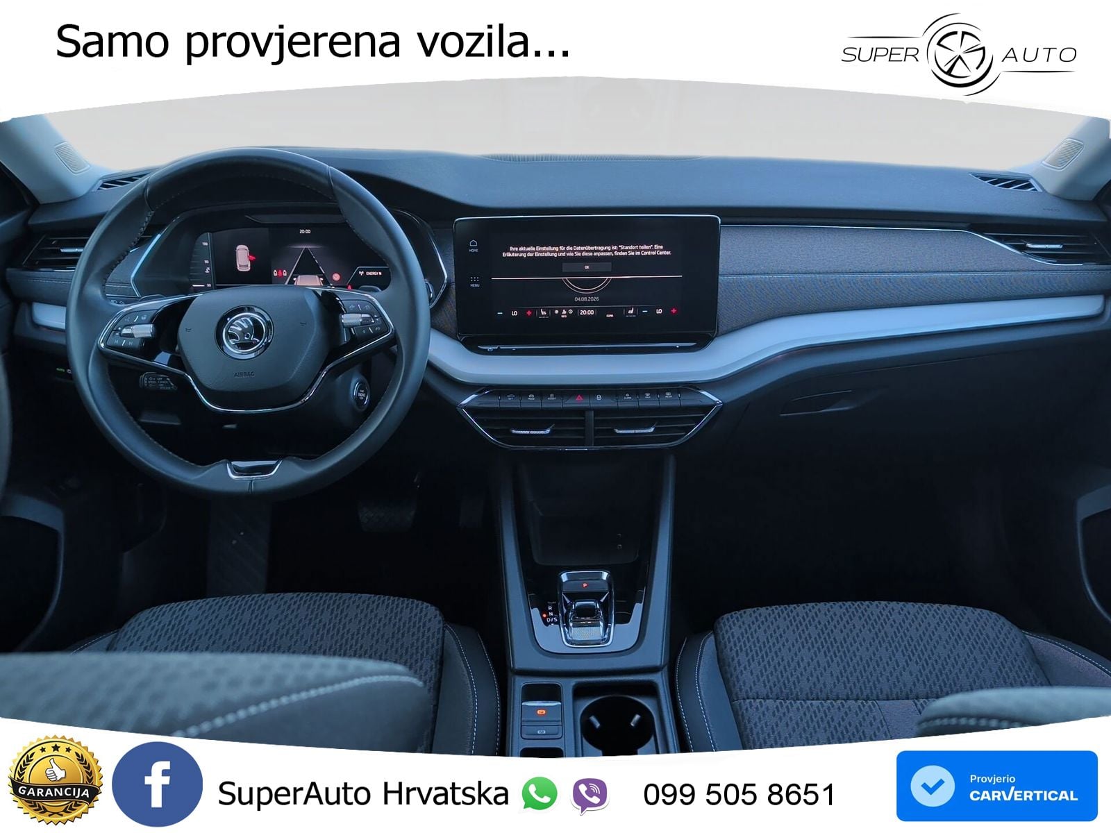Škoda Octavia Combi 2.0 TDI (150 KS) DSG LED+GR SJED+ACC