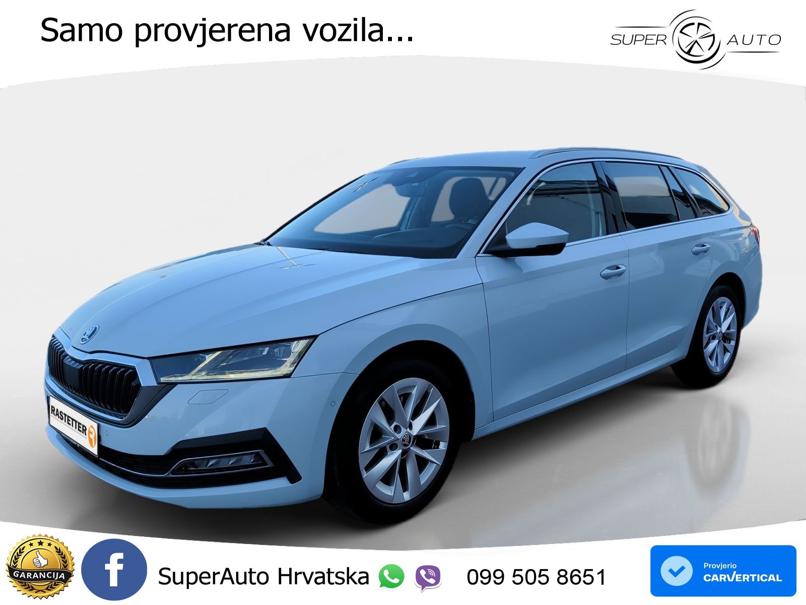 Škoda Octavia Combi 2.0 TDI (150 KS) DSG LED+GR SJED+ACC