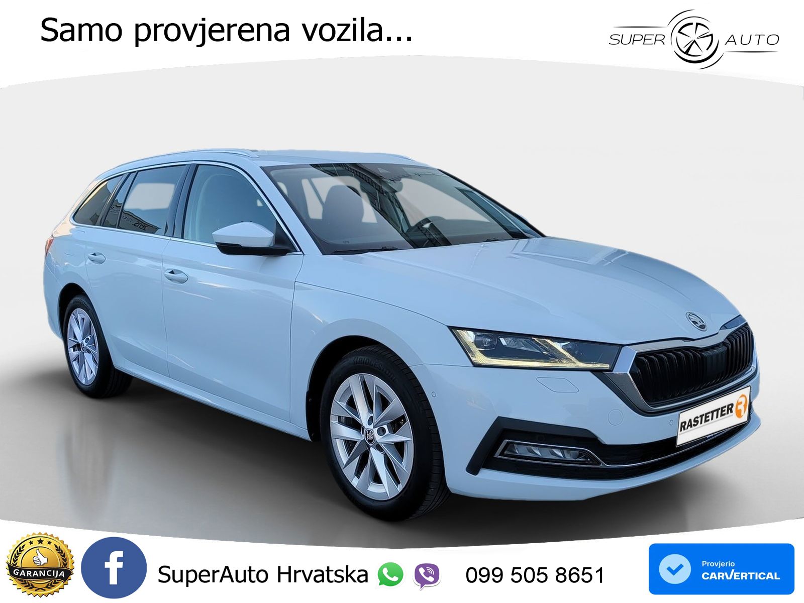 Škoda Octavia Combi 2.0 TDI (150 KS) DSG LED+GR SJED+ACC