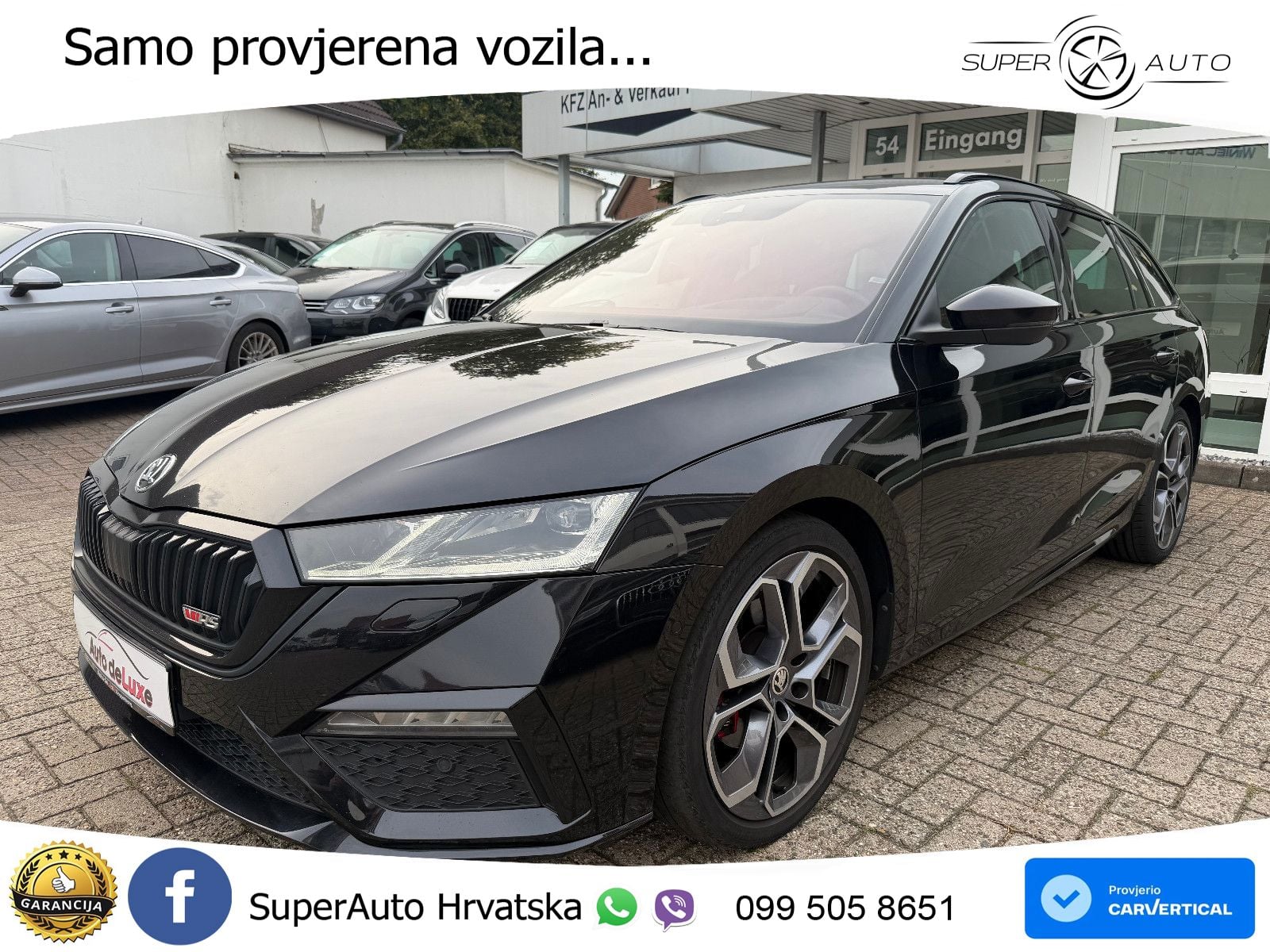 Škoda Octavia Combi RS 2.0 TDI (200 KS) DSG LED+GR SJED+ACC