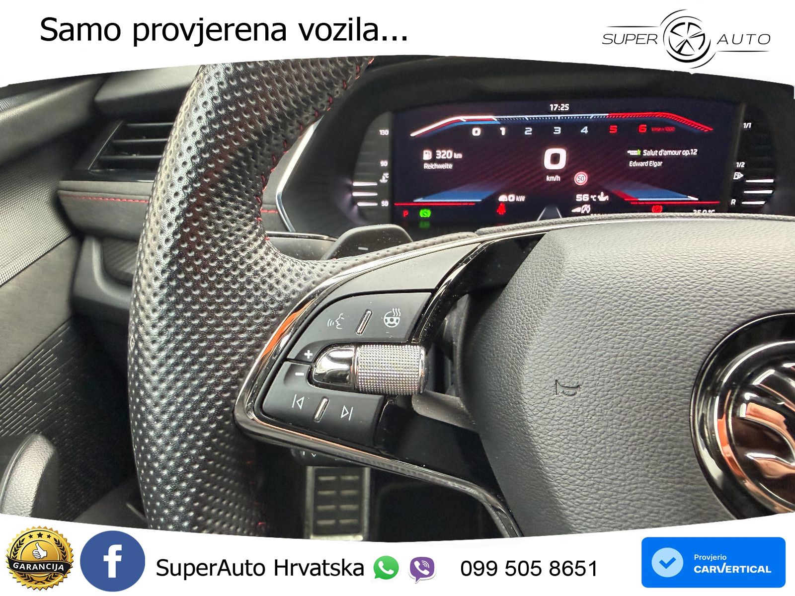 Škoda Octavia Combi RS 2.0 TDI (200 KS) DSG LED+GR SJED+ACC