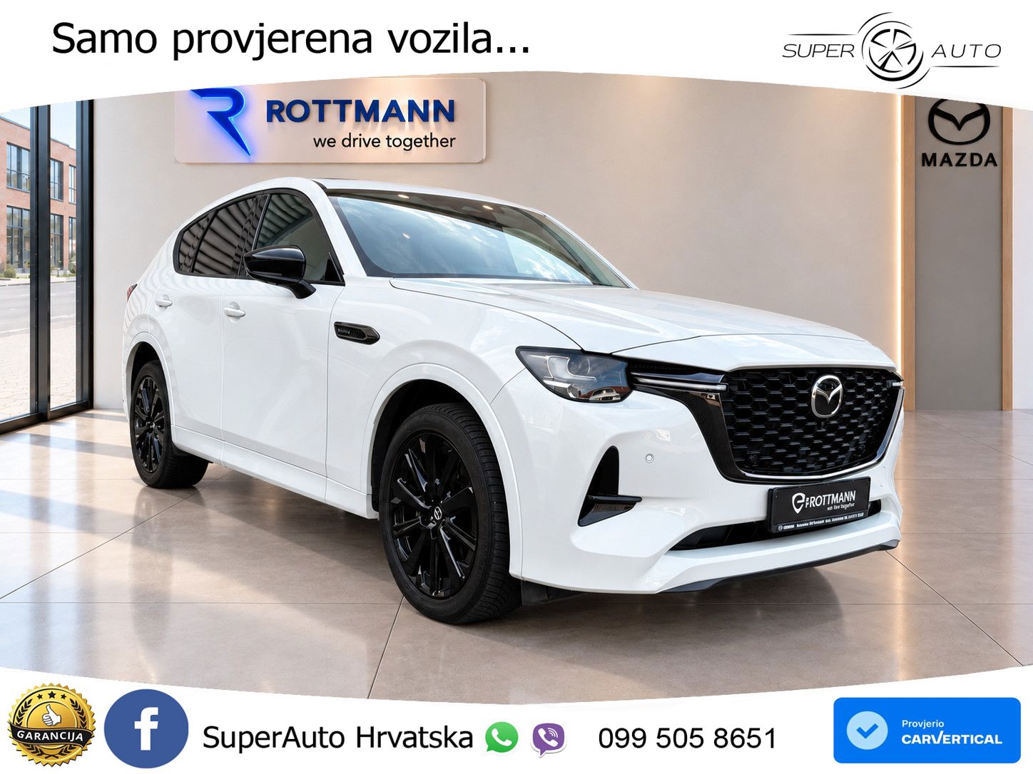 Mazda CX-60 3.3 e-Skyactiv D (254 KS) AWD Automatic LED+GR SJED+ACC