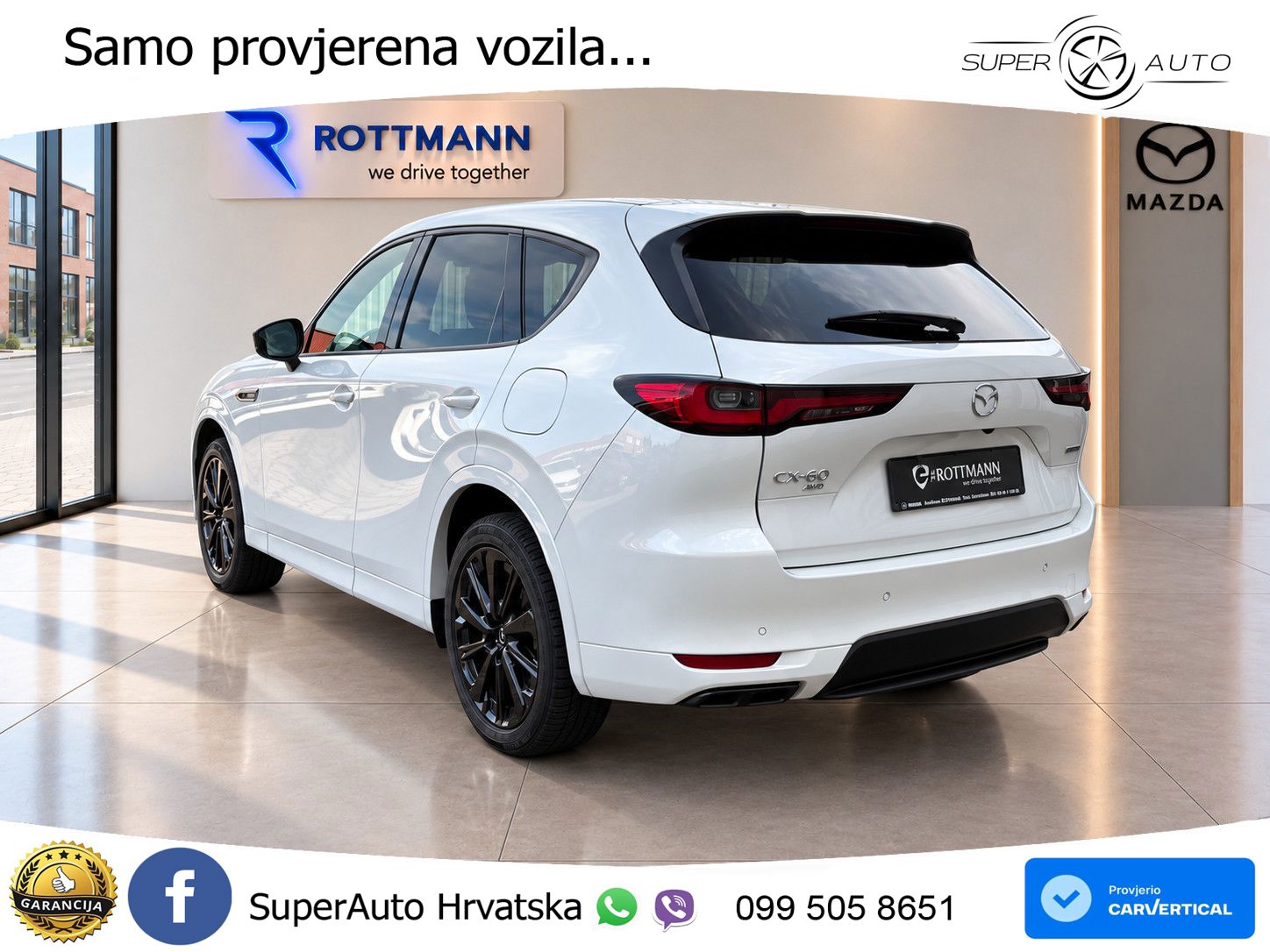 Mazda CX-60 3.3 e-Skyactiv D (254 KS) AWD Automatic LED+GR SJED+ACC