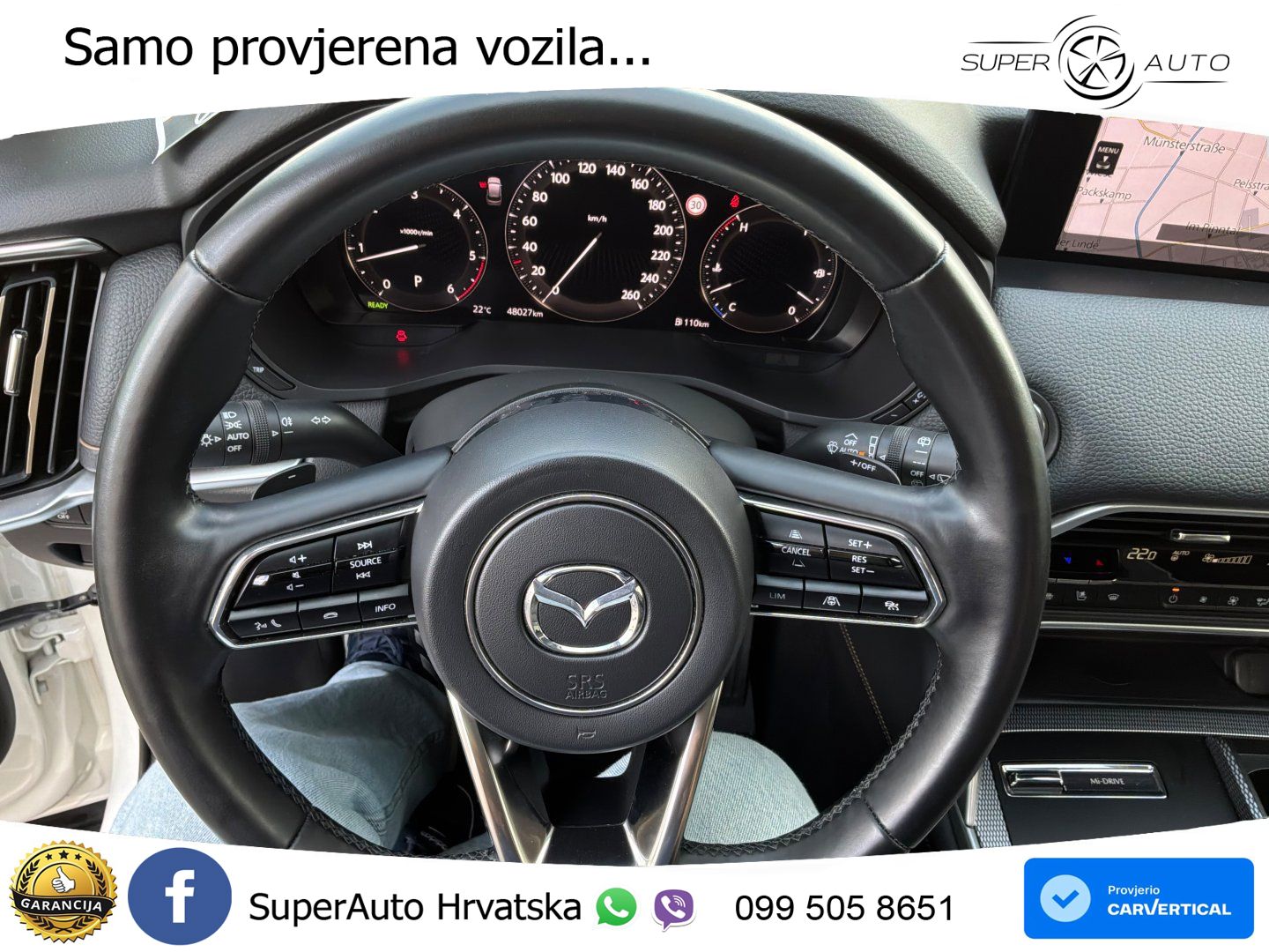 Mazda CX-60 3.3 e-Skyactiv D (254 KS) AWD Automatic LED+GR SJED+ACC