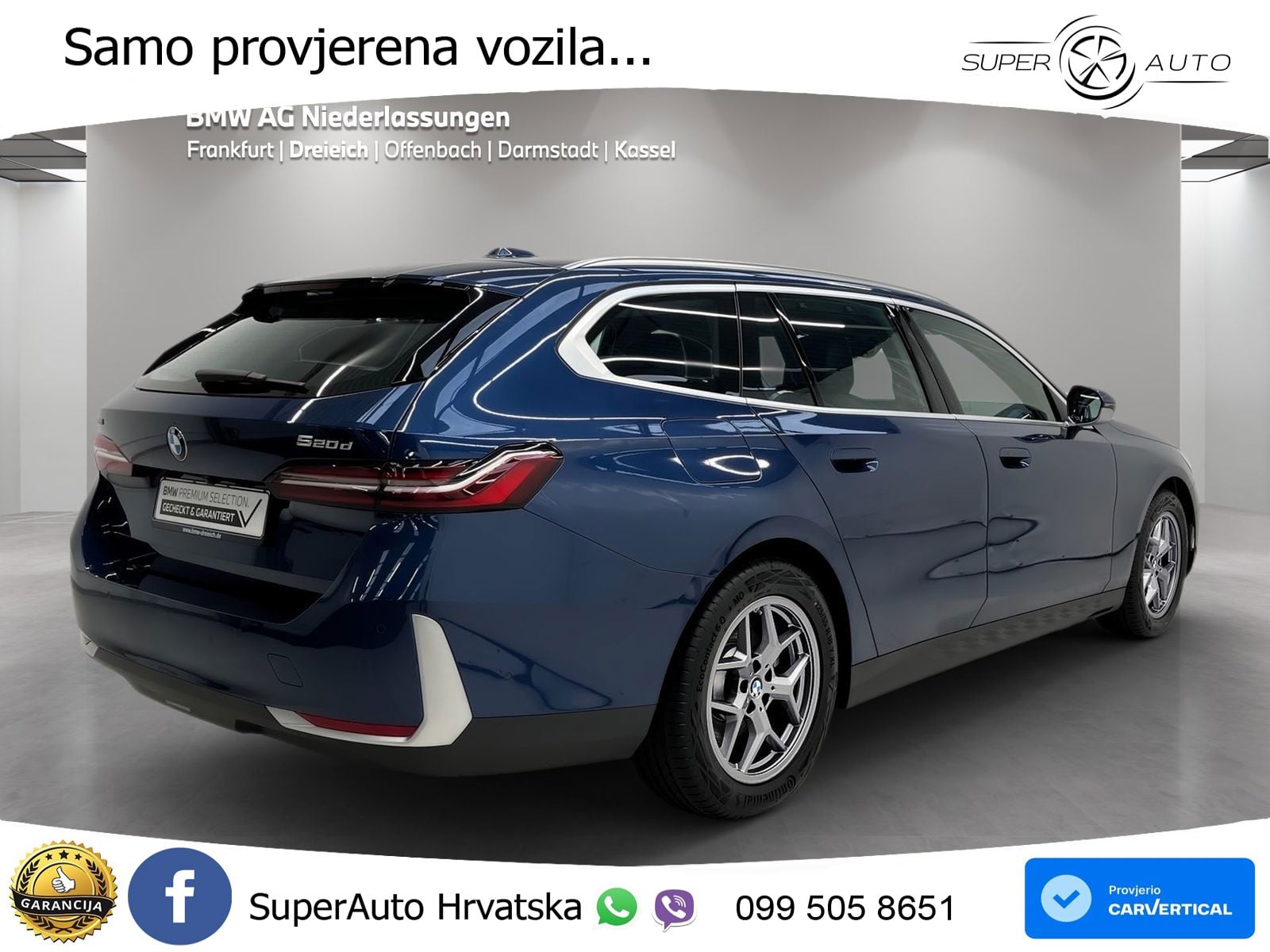 BMW 520d Touring (197 KS) xDrive Steptronic LED+GR SJED+ACC